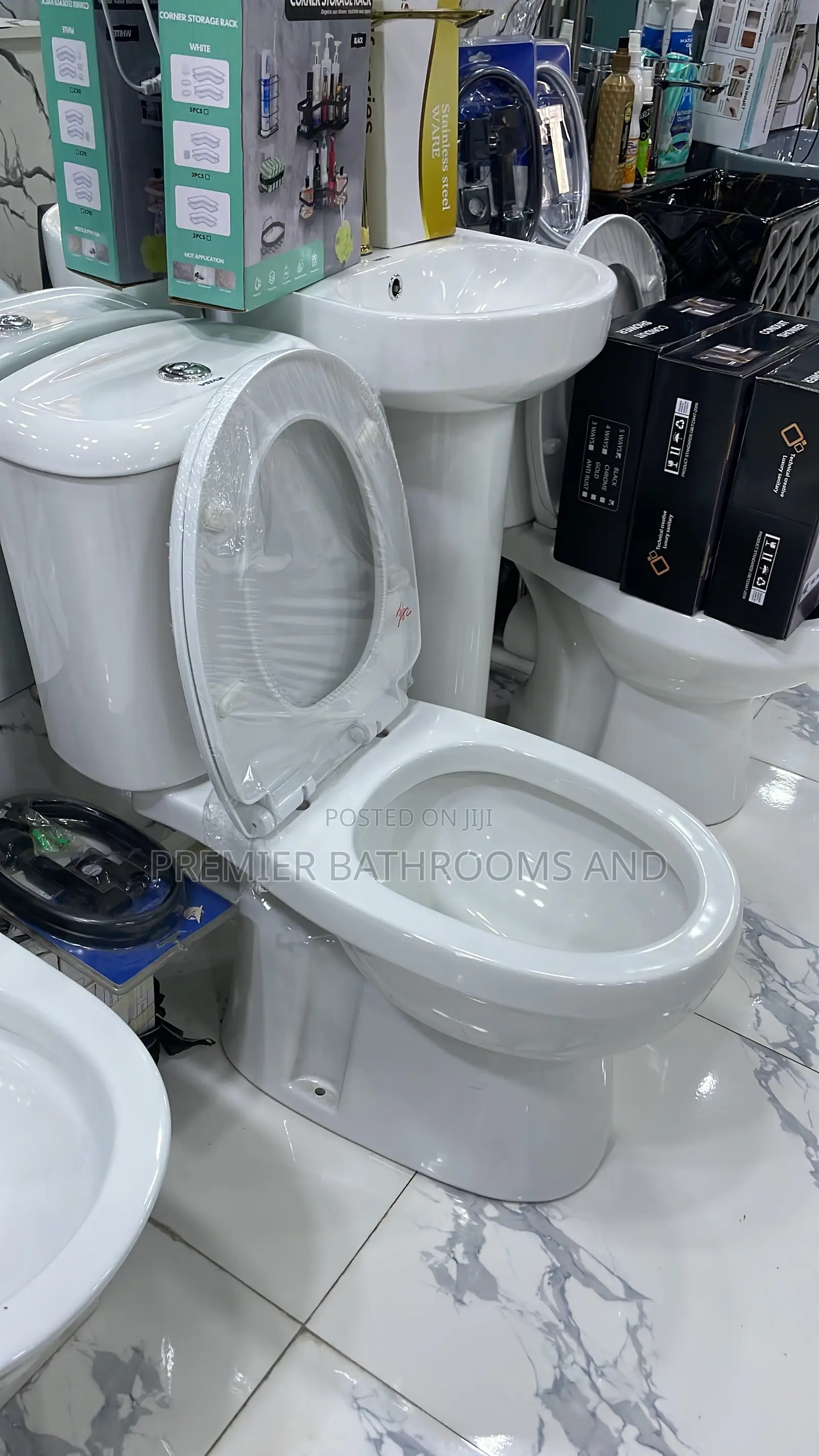 Medium Complete Set of Vstar Water Closet White