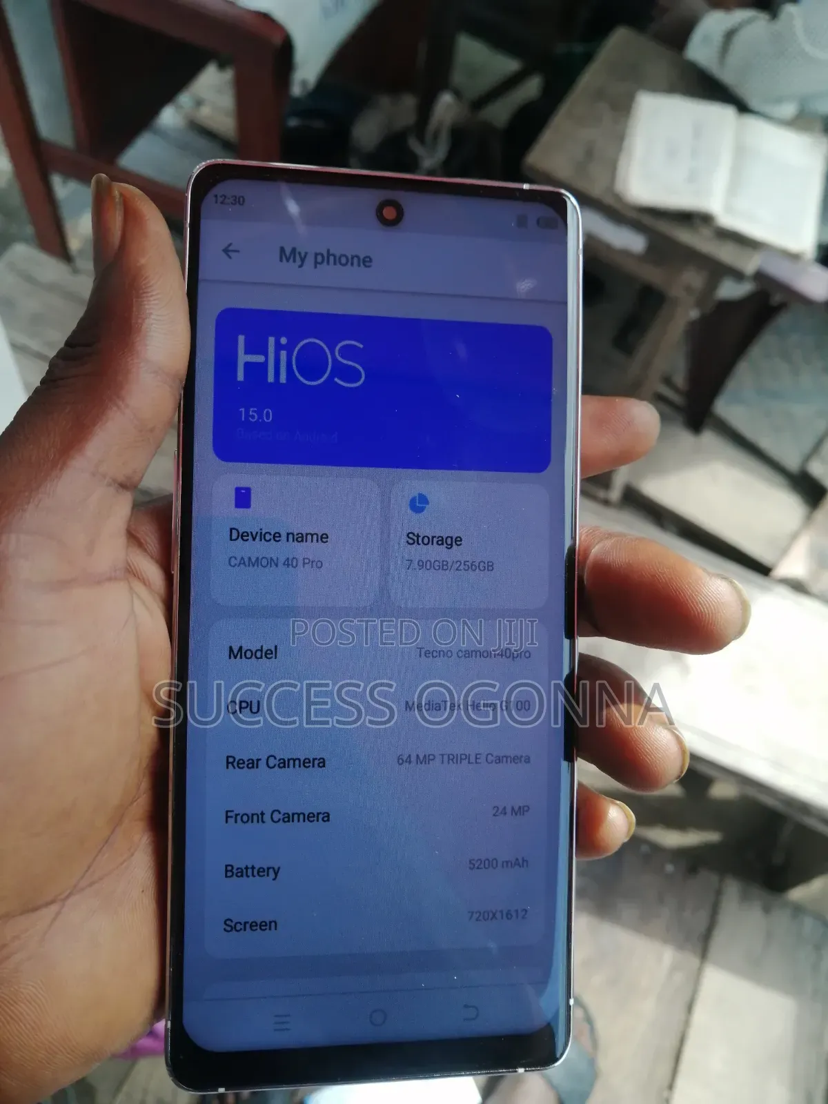New Tecno Camon 40 Pro 4G 256 GB Blue
