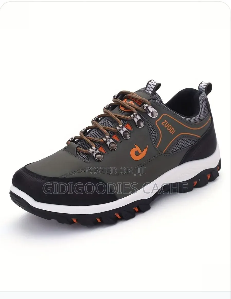 Men's Black Anti-Smash Safety Work Shoes With Dial Closure