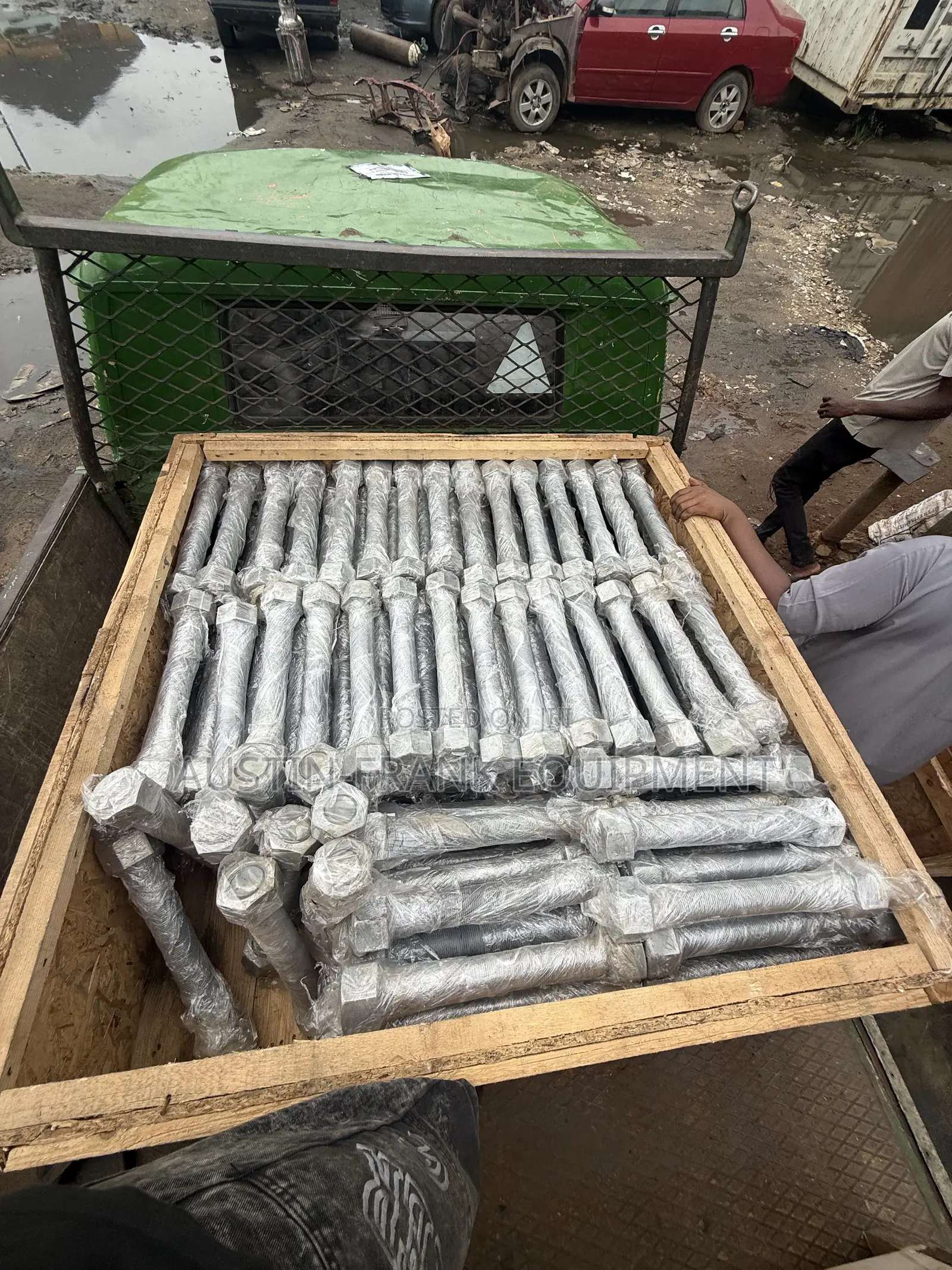 17/8x 18” Stud Bolts and Nut Galvanized