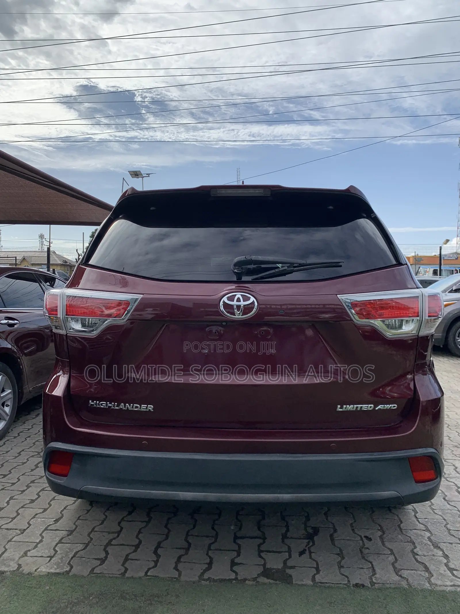 Toyota Highlander Limited 4dr SUV AWD (3.5L 6cyl 6A) 2014 Burgundy