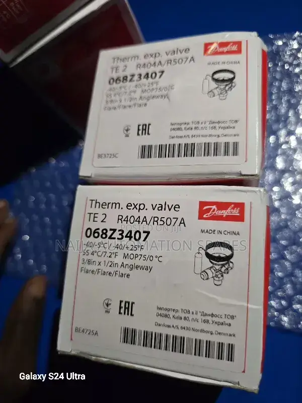 Danfoss Thermostatic Expansion Valve | 068z3407