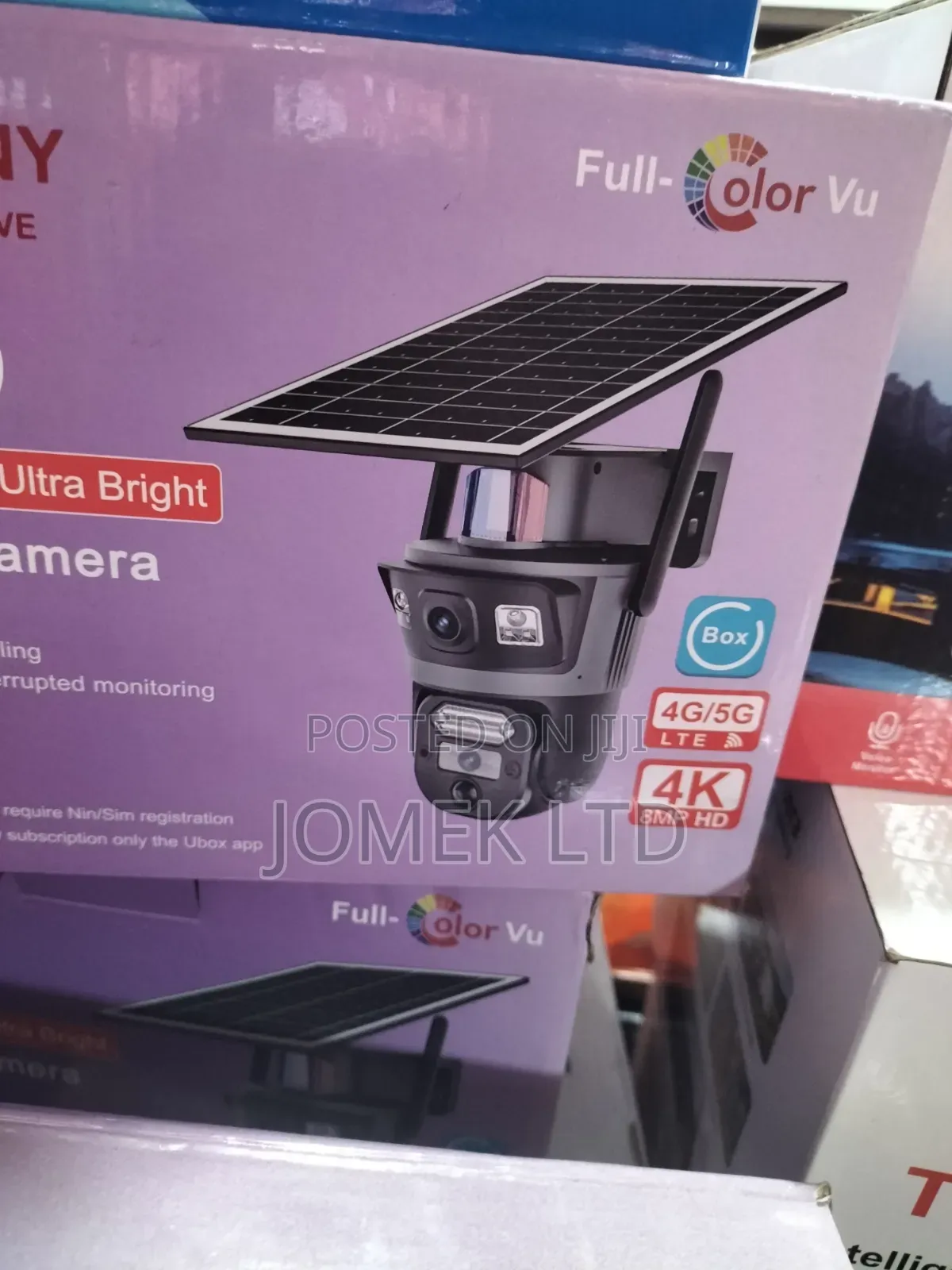 8mp Wireless 4g/5g Dual Lens Solar PTZ Camera