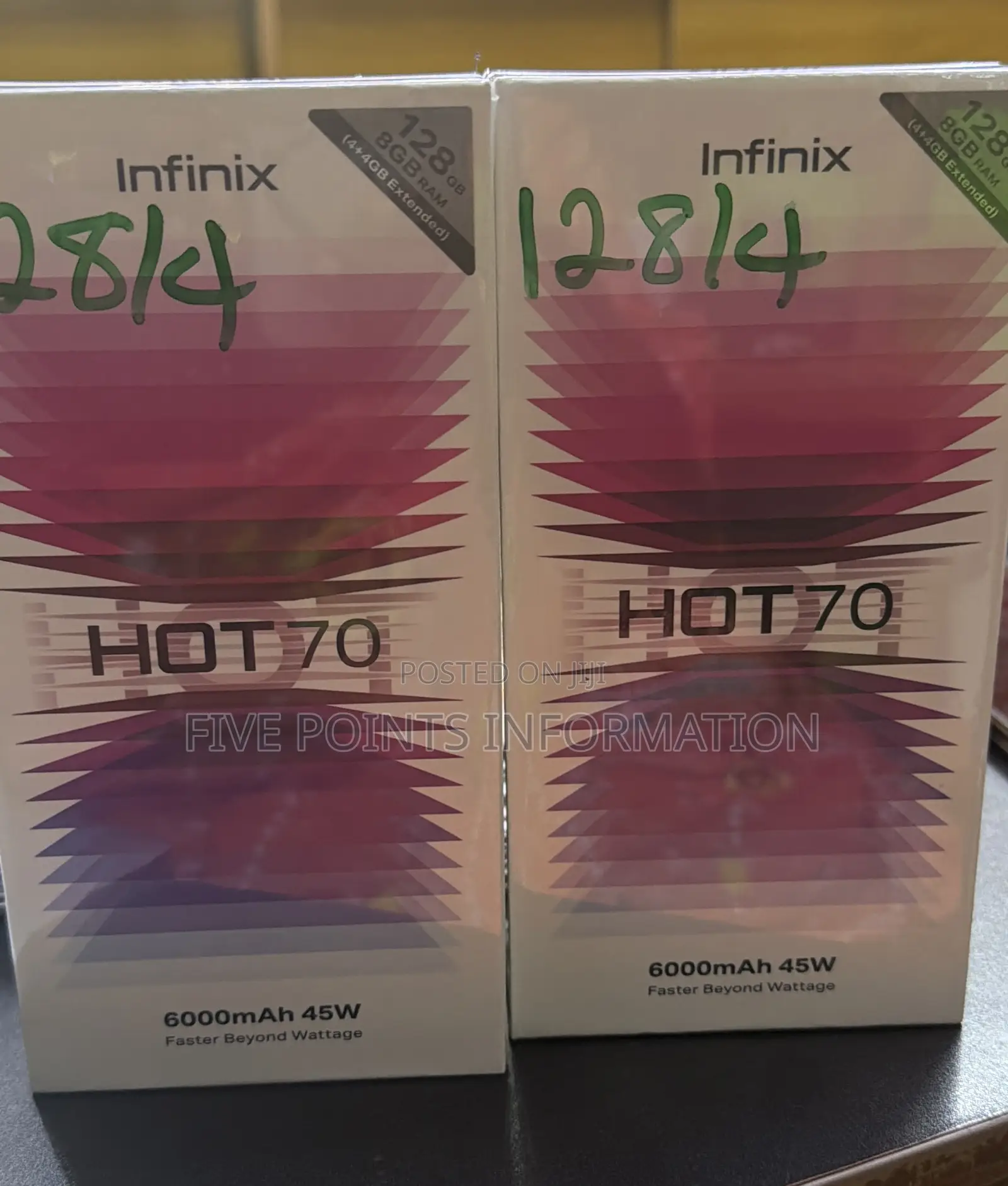 New Infinix Hot 70 128 GB Black