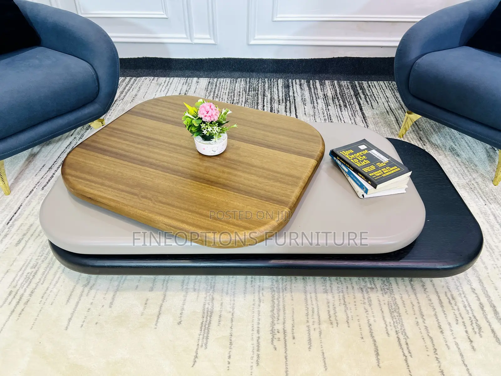 Tri Tone Center Table