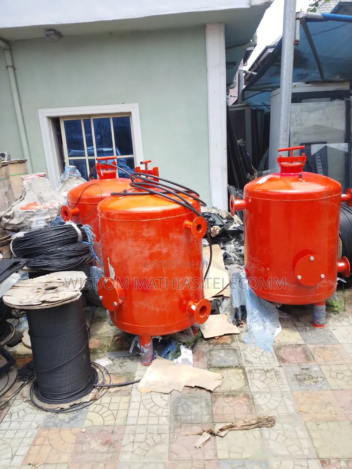 Industrial Steel Water Treatment Filter Vessel