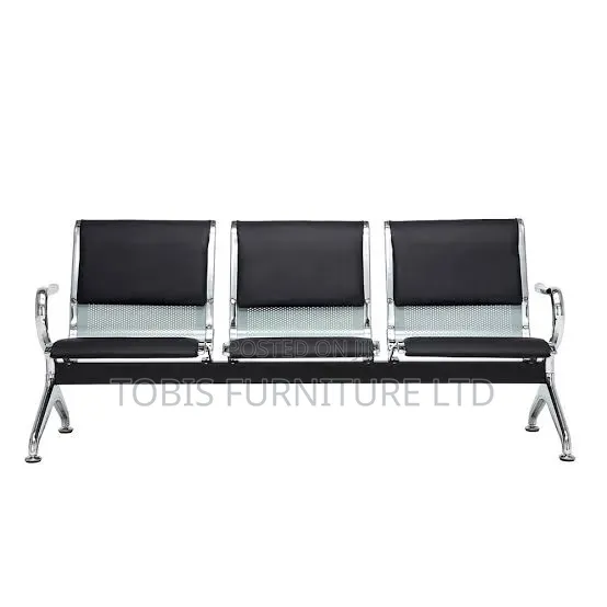 3-in-1 Airport Chair/Waiting Area Chair With Leather