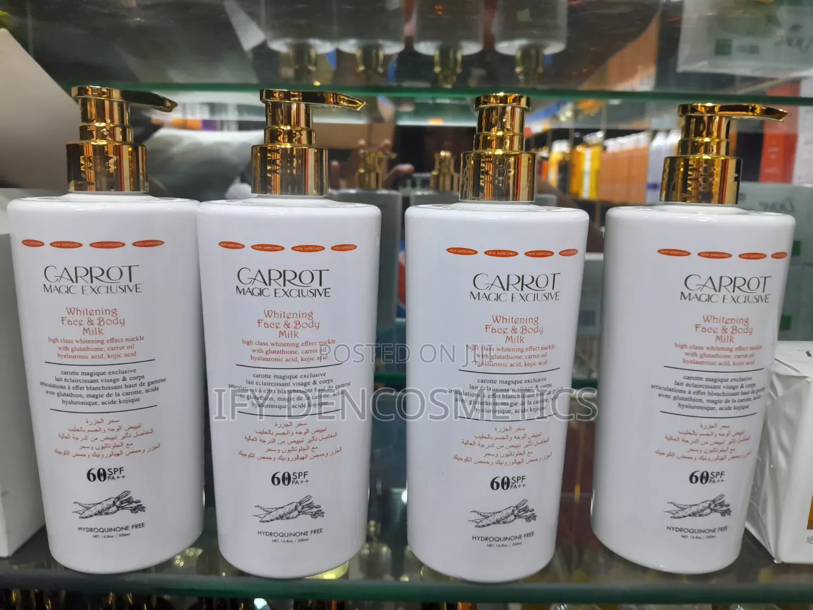 Carrot Magic Exclusive Whitening Face Body Milk.