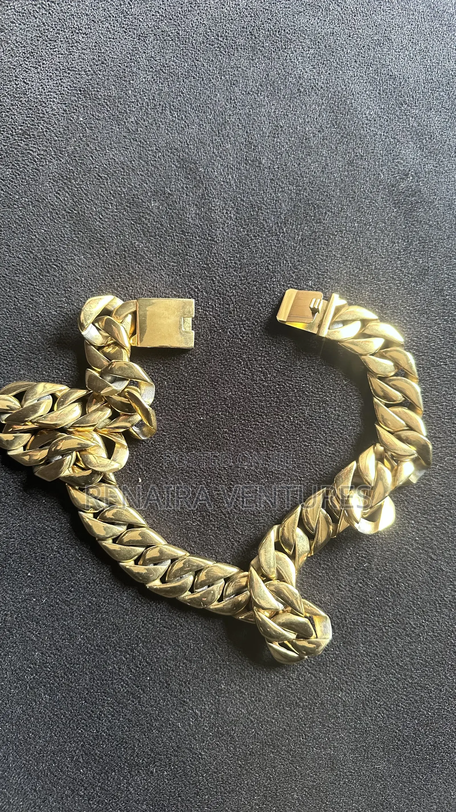 Gold-Tone Cuban Link Chain | Fashion Necklace | Unisex