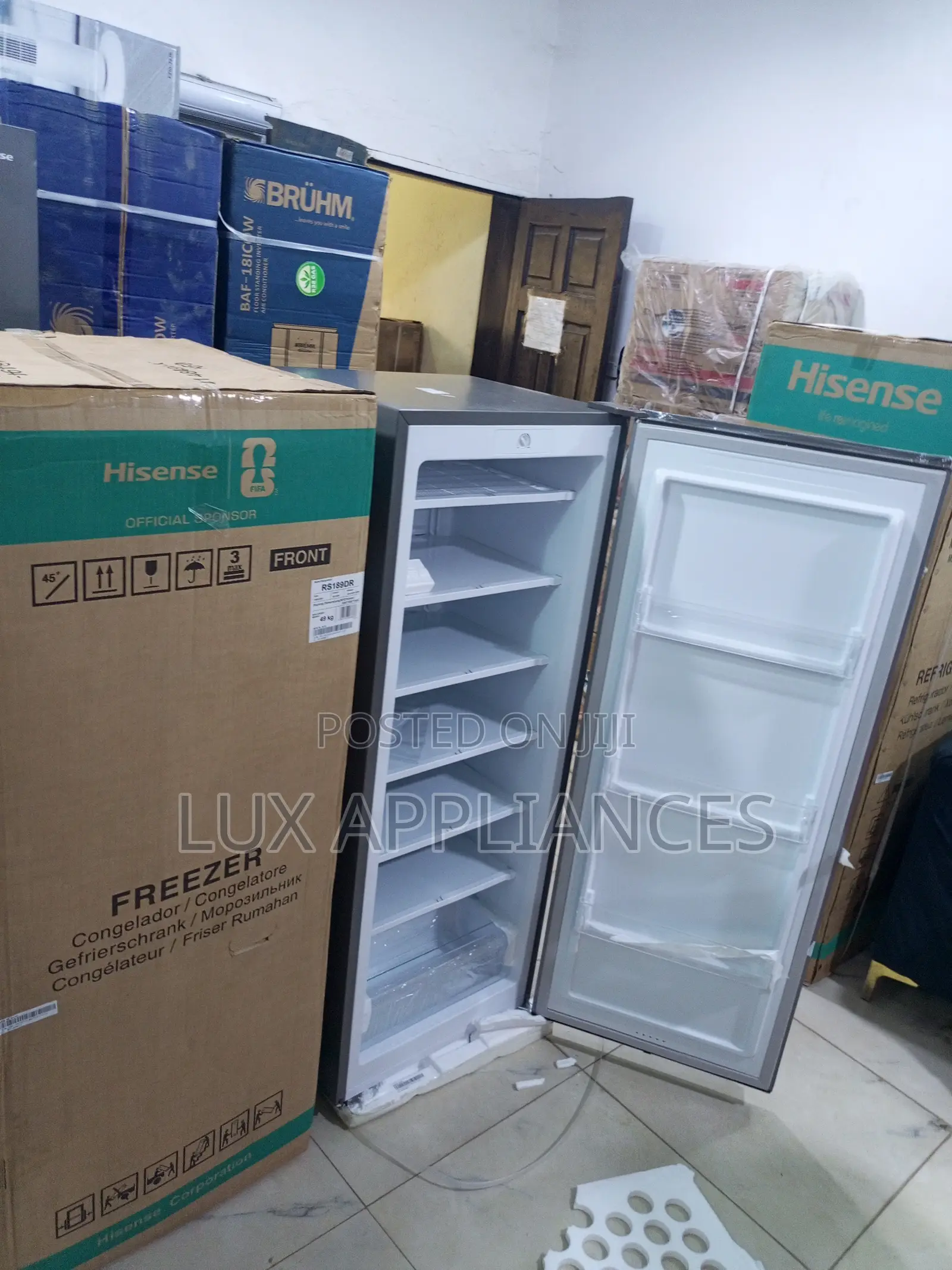 Hisense 190l Multi Shelf Upright Freezer