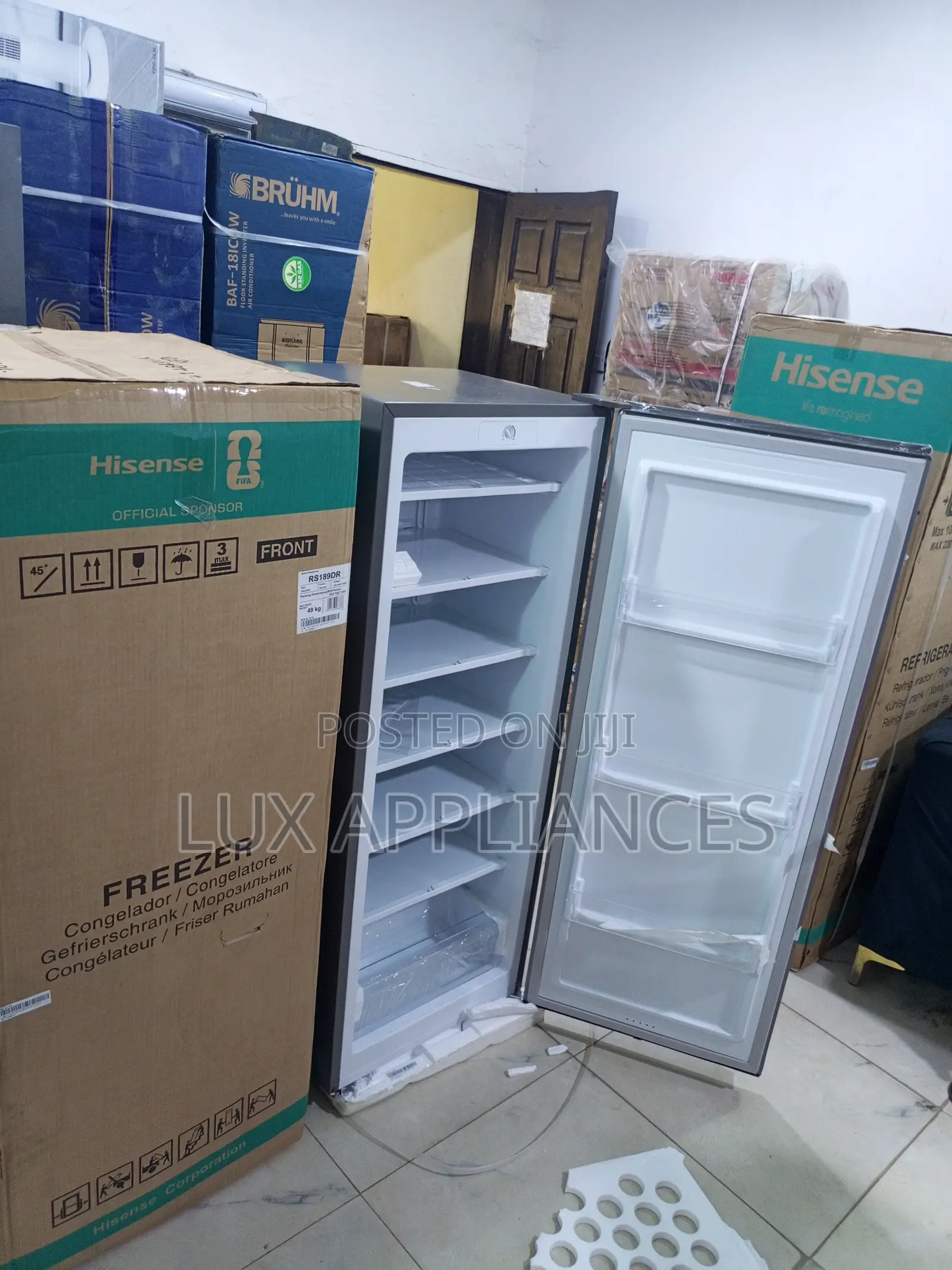 Hisense 190l Upright Freezer for Restaurants