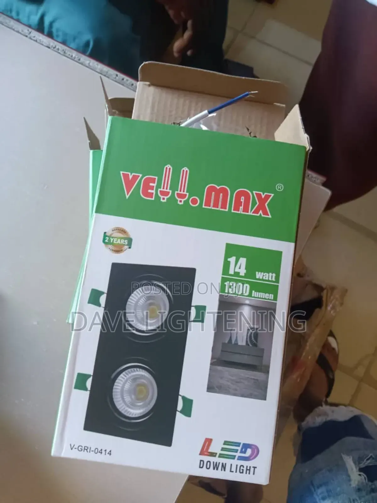 Double Recessed Spot Light
