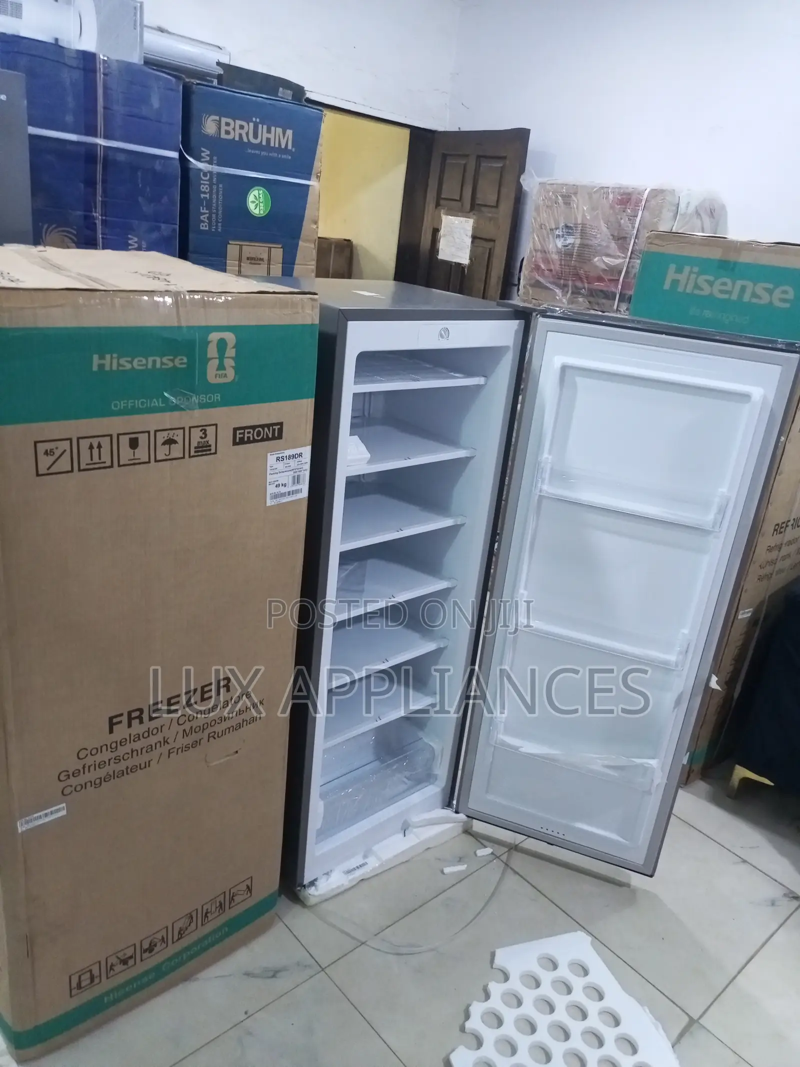 Hisense 190l Fast Cooling Standing Freezer