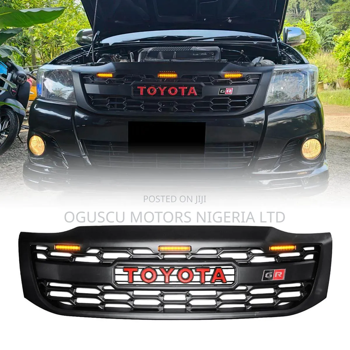 Front Grille Hilux 2012-2014 With Toyota Alphabet
