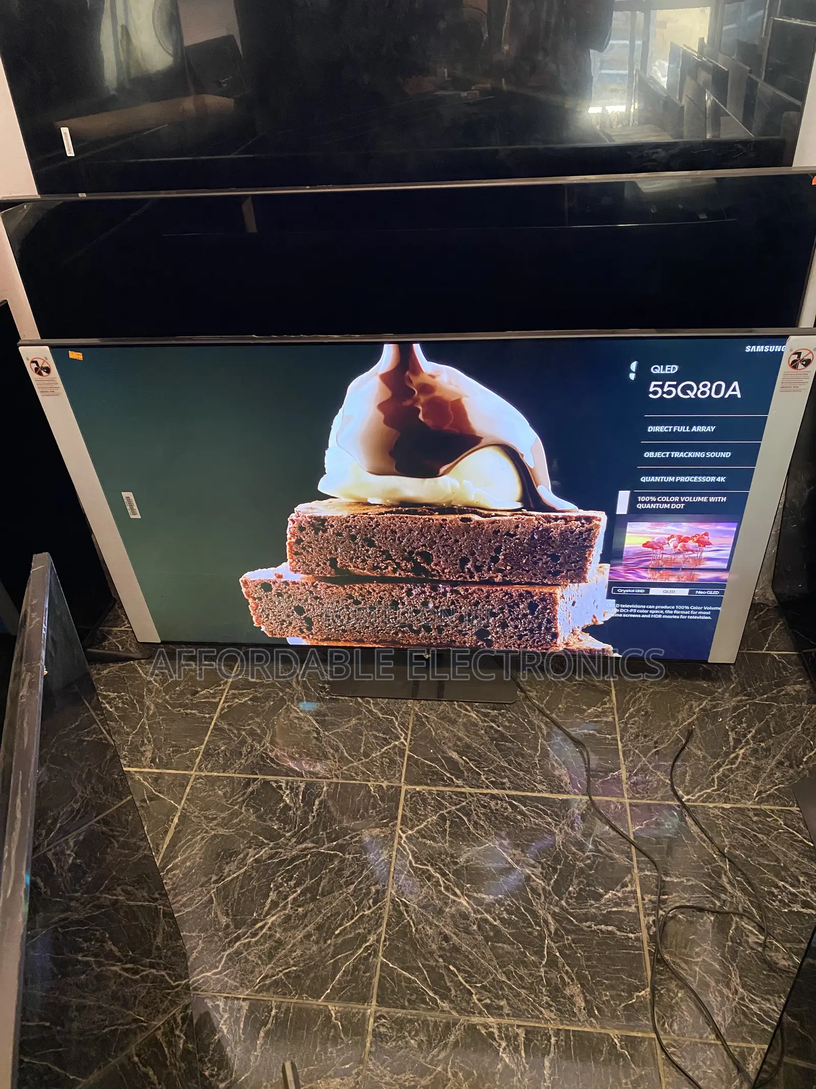 55” Samsung Qled Q80a Smart TV With Vde Tested Engine