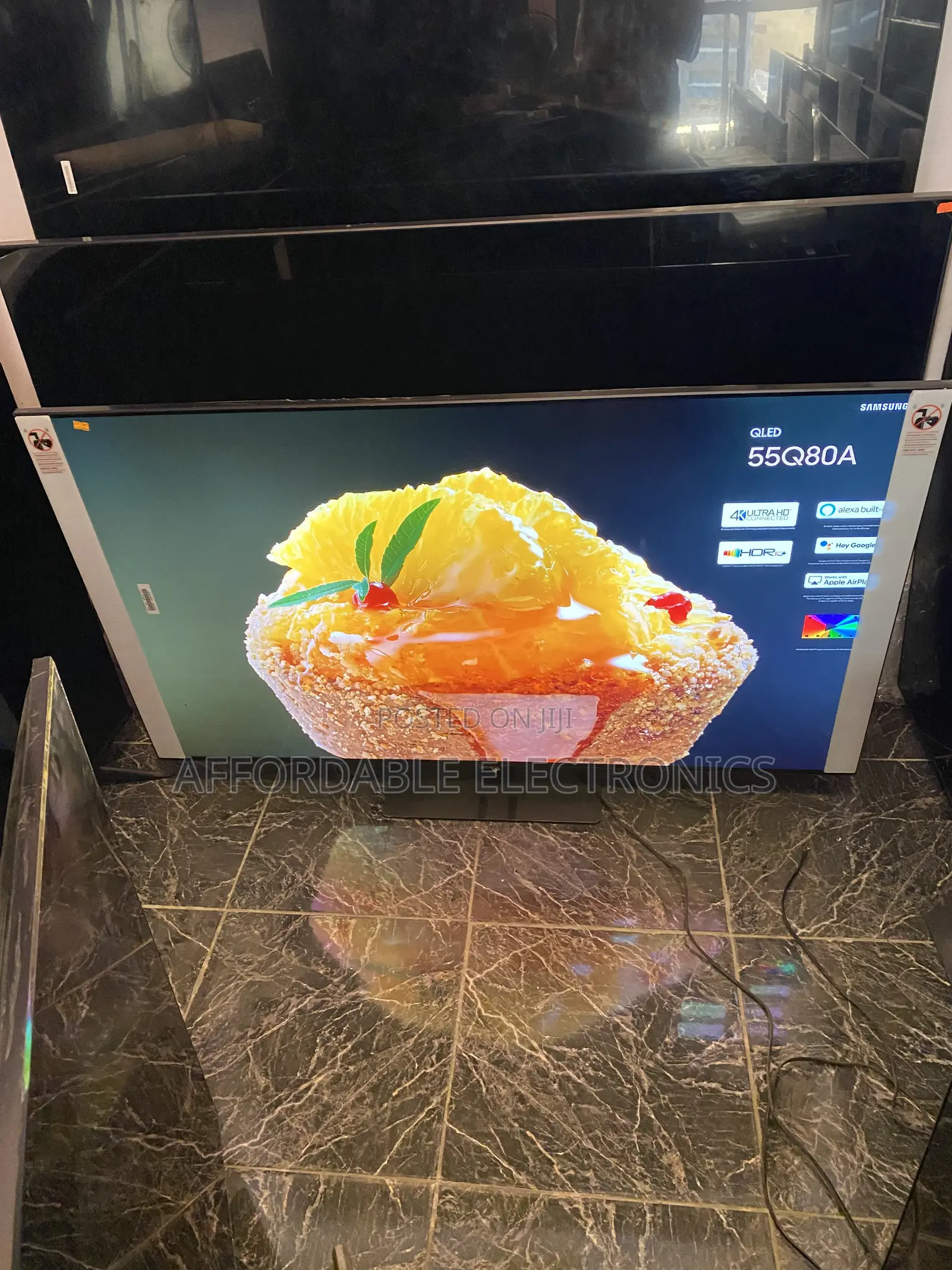 55” Samsung Qled Q80a Smart TV With Vde Tested Engine
