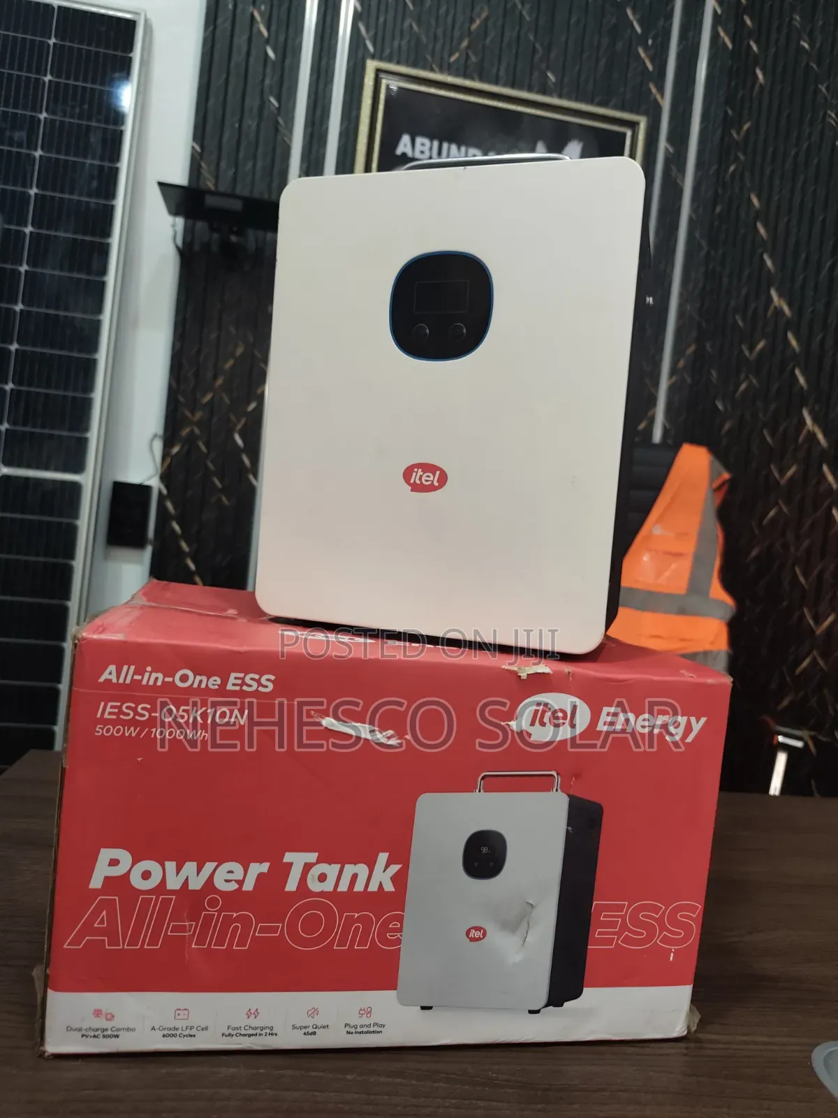 Portable Itel Solar Generator for Home, Office Outdoor Use