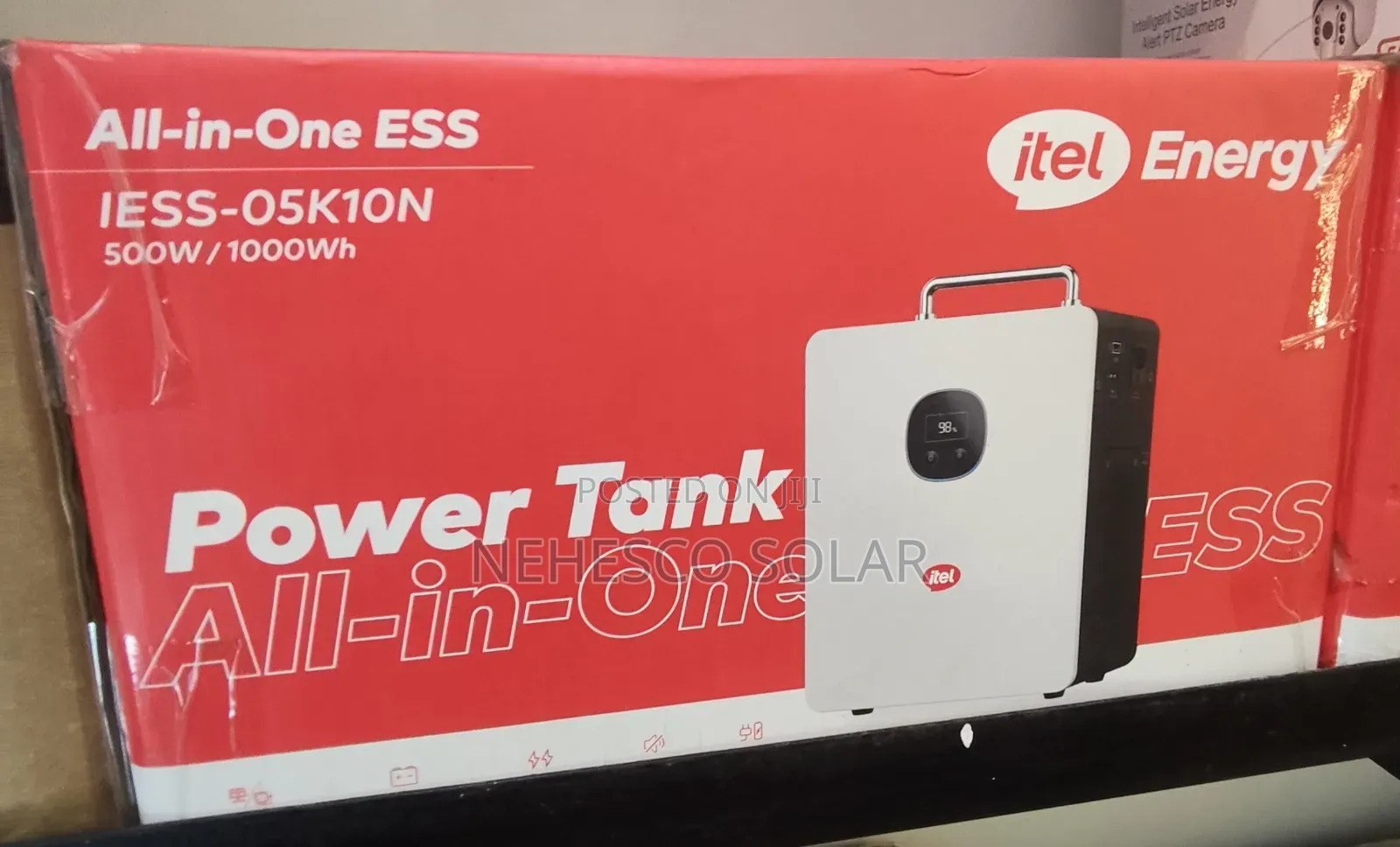 Portable Itel Solar Generator for Home, Office Outdoor Use