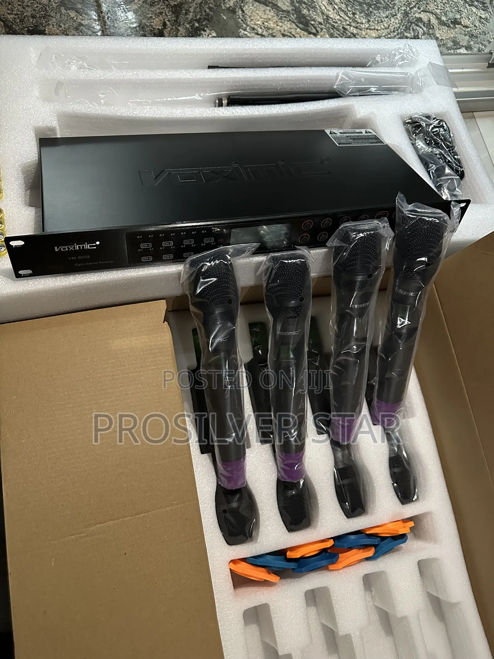 Voximic Vm-9008 8in1 Wireless Microphone
