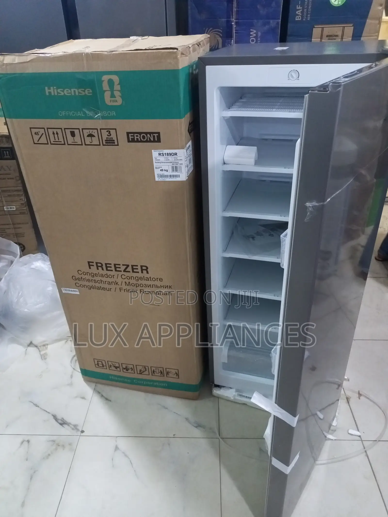 Hisense 190l Upright Freezer With Easy Organization