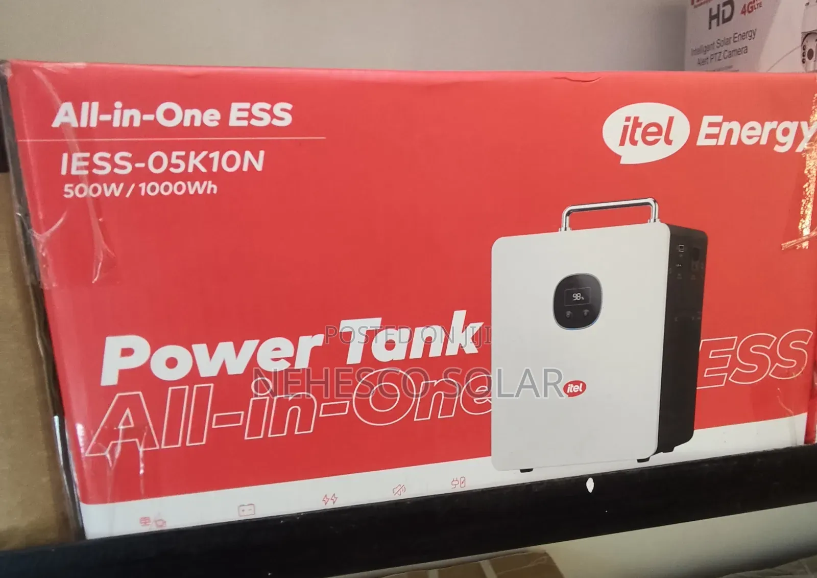 Silent Itel Solar Generator for Everyday Power Needs