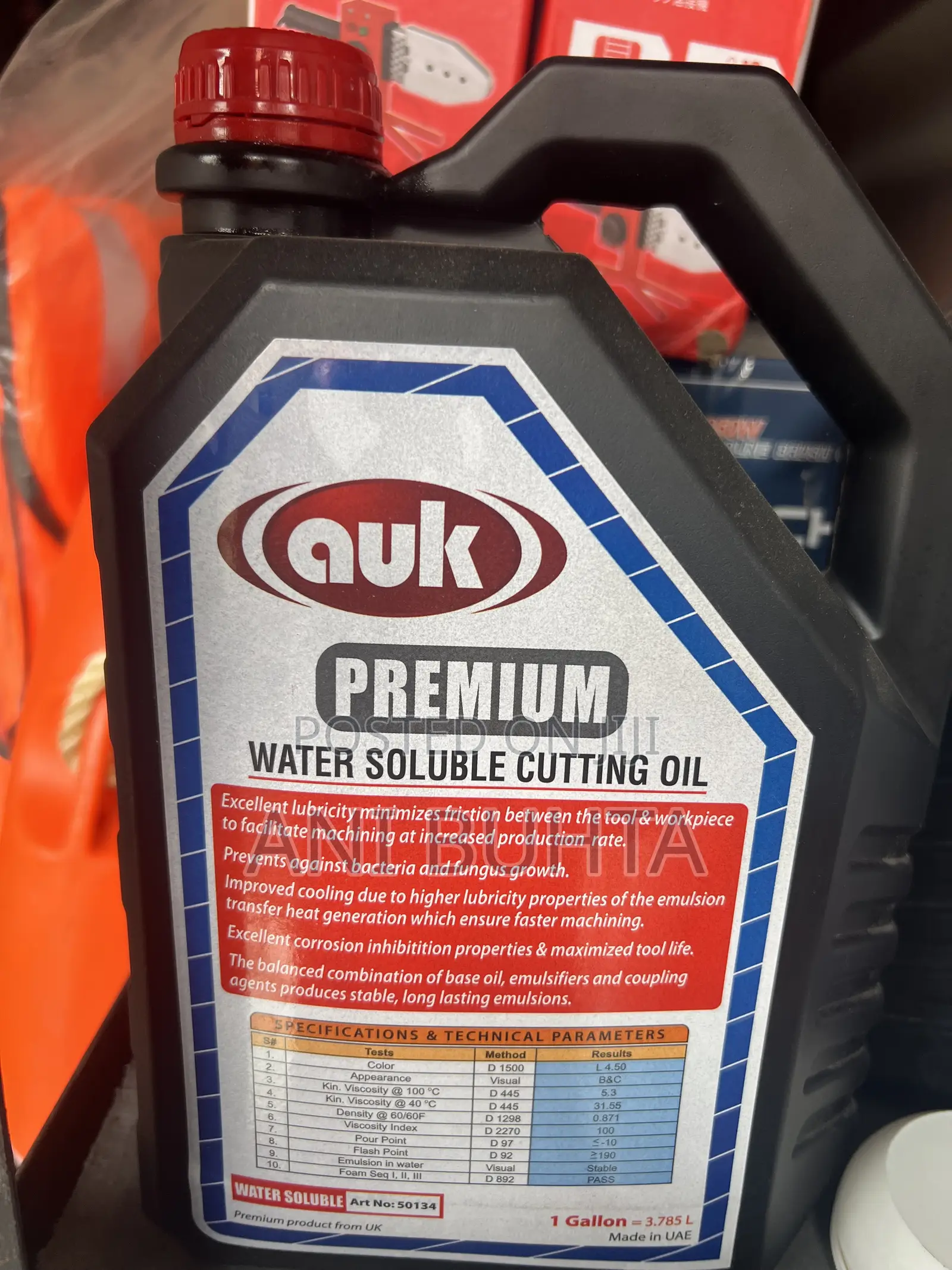 Auk Water Soluble Cutting Oil