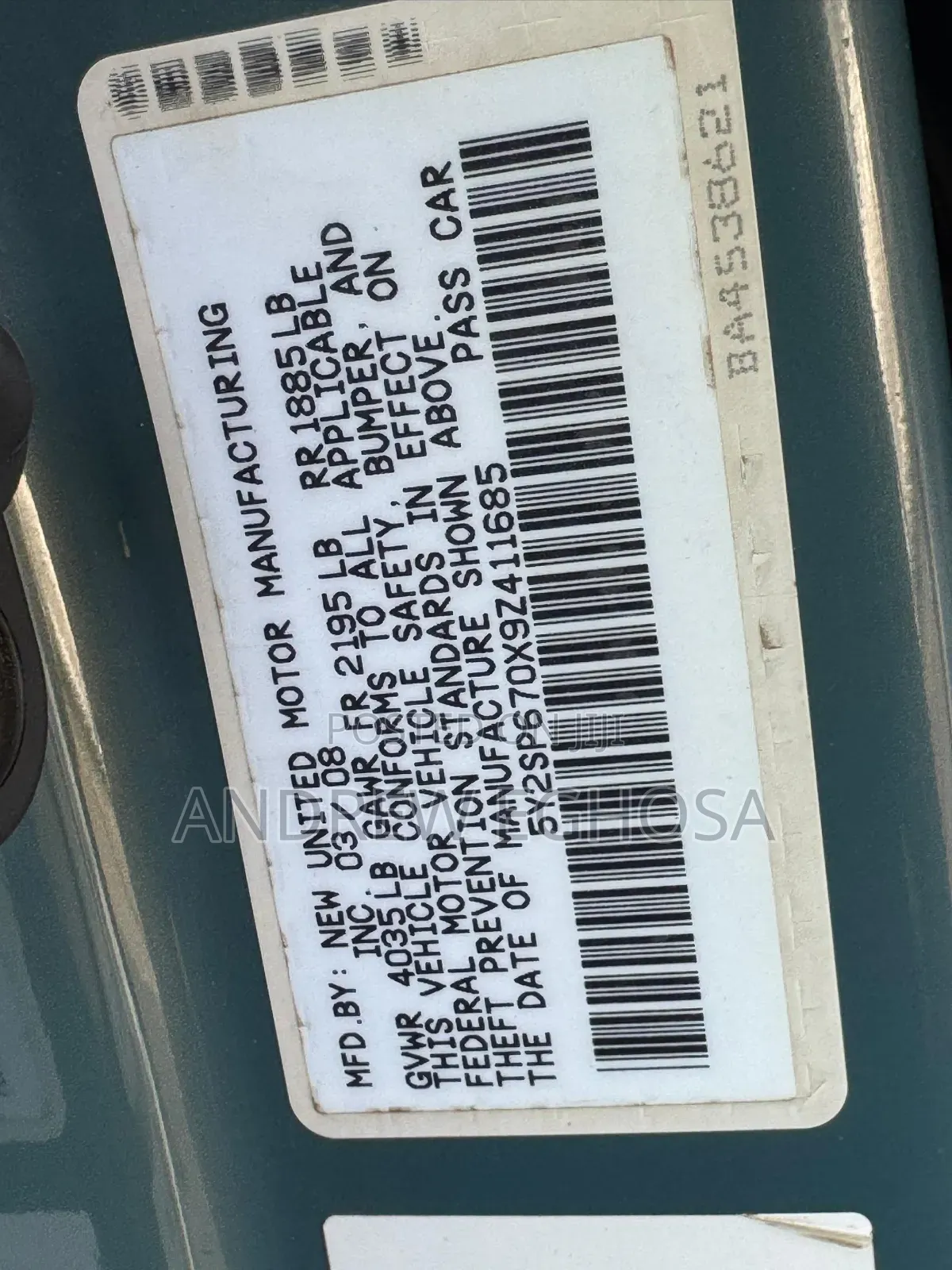 Pontiac Vibe 2008 Green