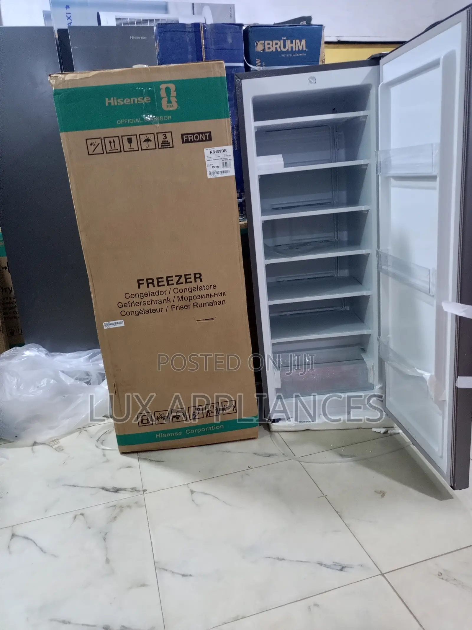 Hisense 190l Upright Freezer With Organized Storage