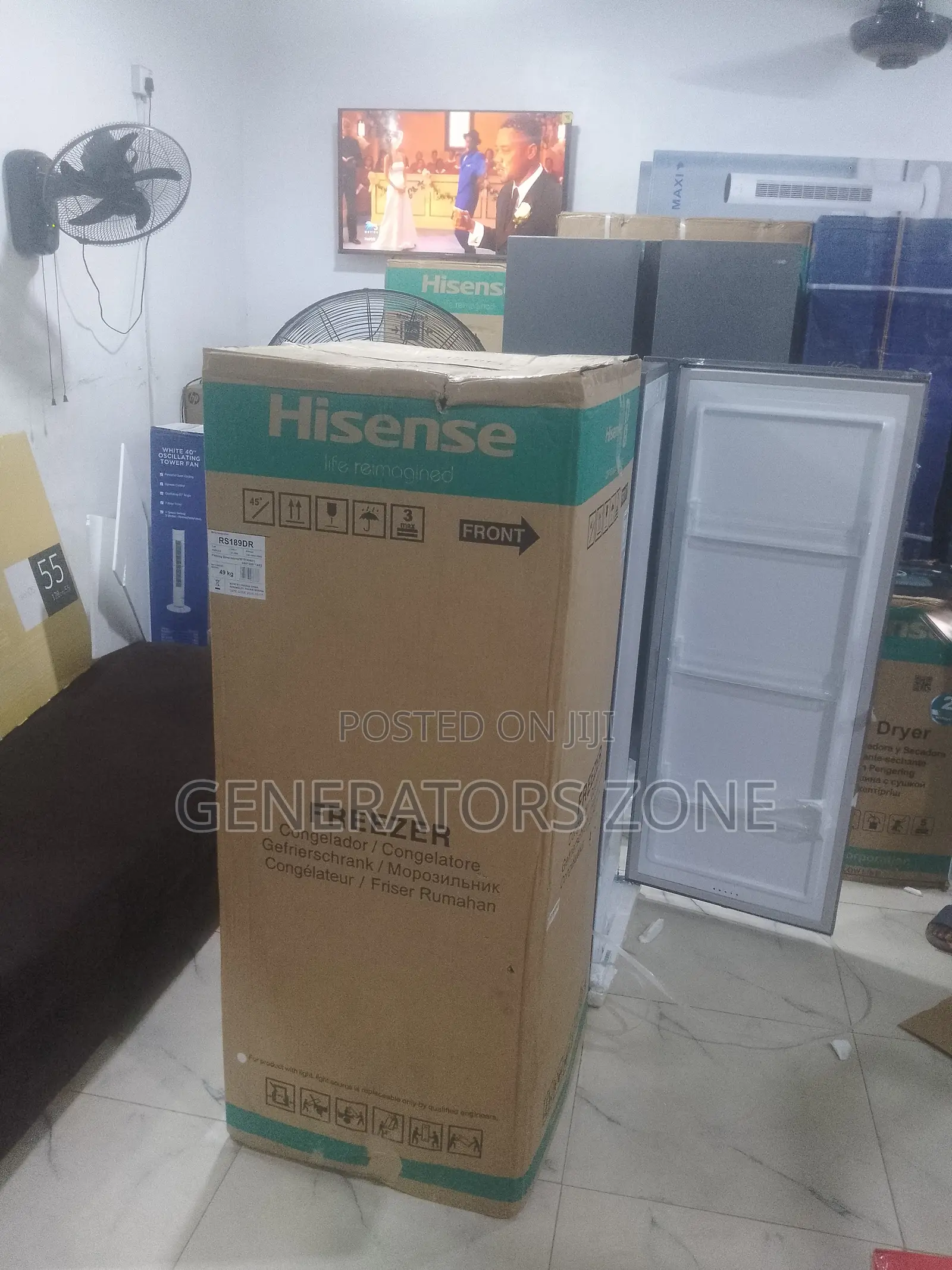 Hisense Re-189dr 190l Premium Upright Freezer