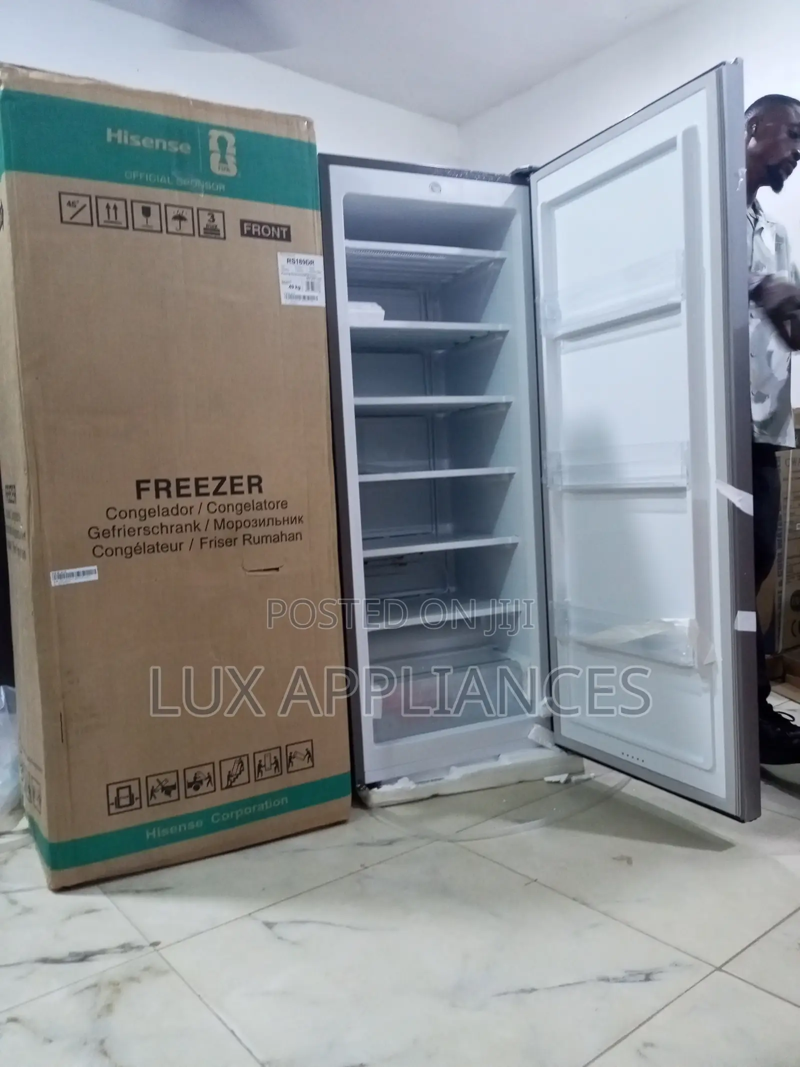 Hisense 190l Upright Freezer With Door Compartments