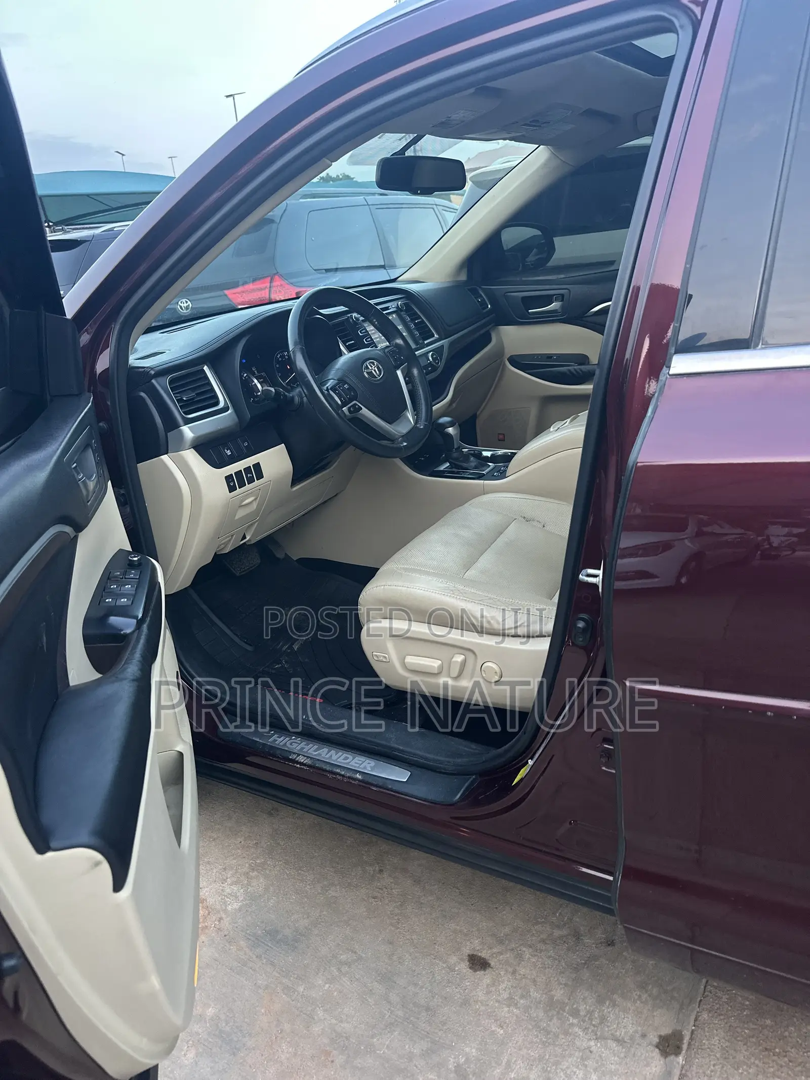 Toyota Highlander Limited V6 4x4 (3.5L 6cyl 6A) 2016 Black