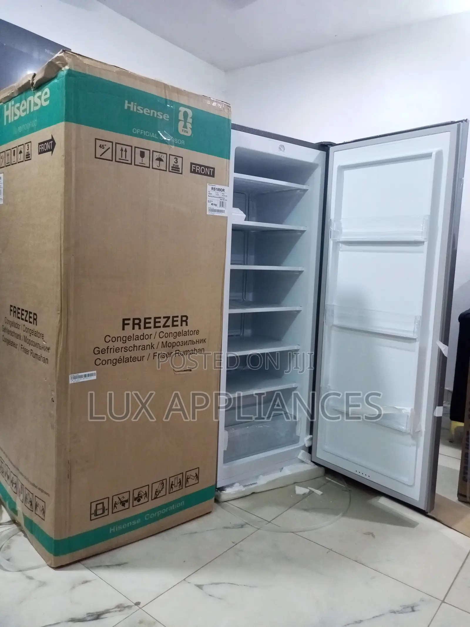 Hisense 190l Standing Freezer With Compact Footprint