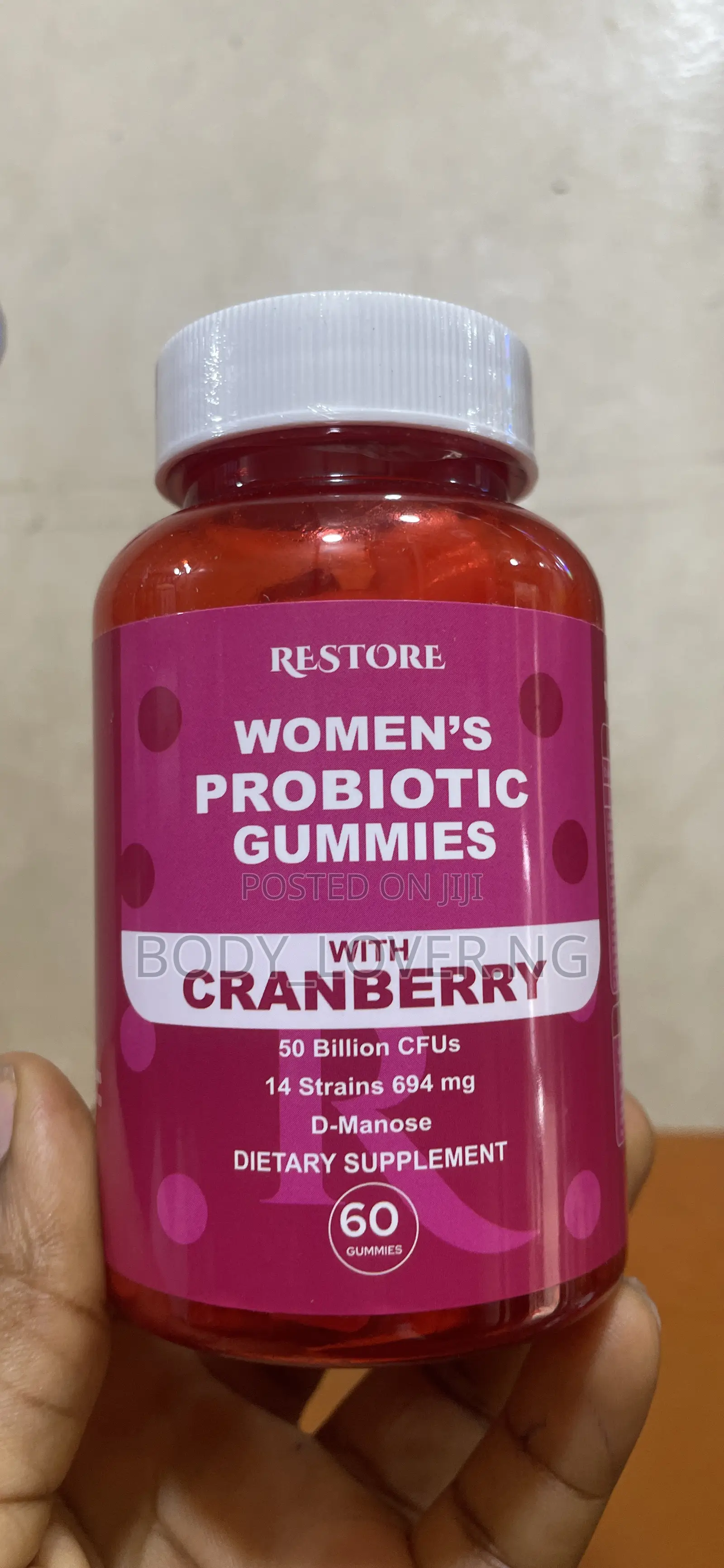 Restore Women’S Probiotics Gummies With Cranberry
