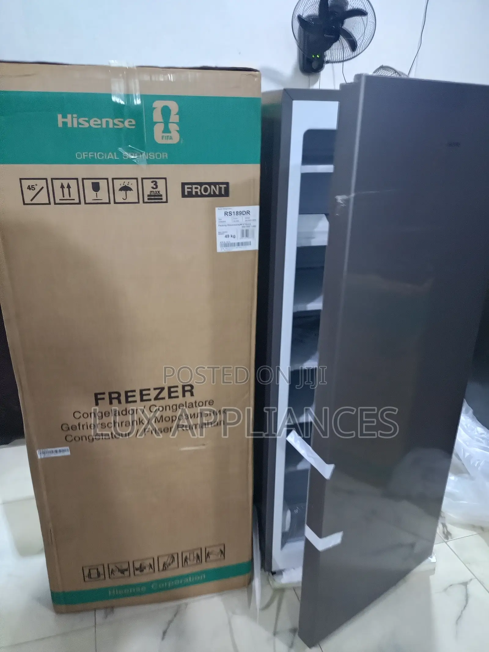 Hisense 190l Standing Freezer With Efficient Cooling