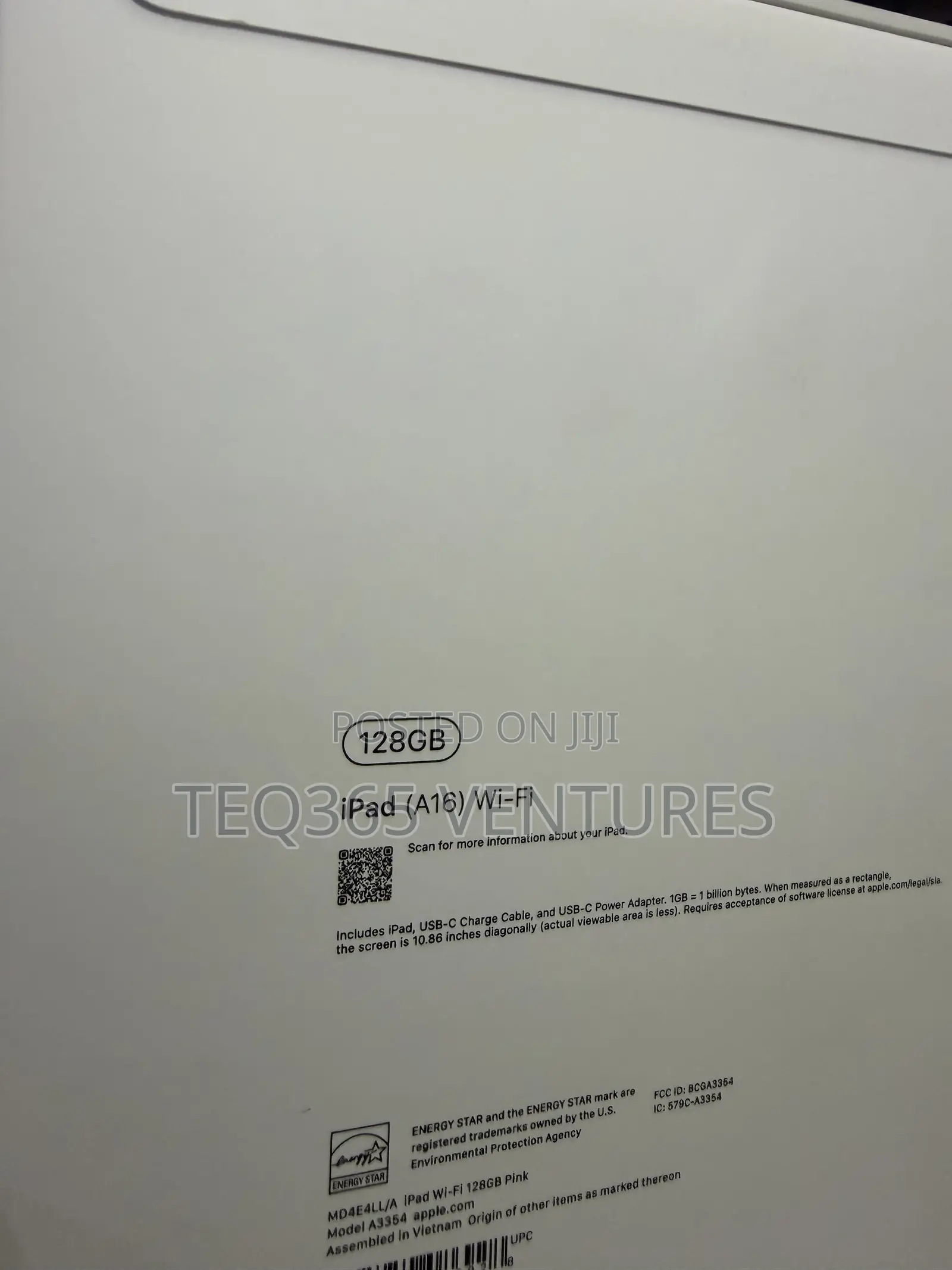 New Apple iPad (2025) 128 GB Pink