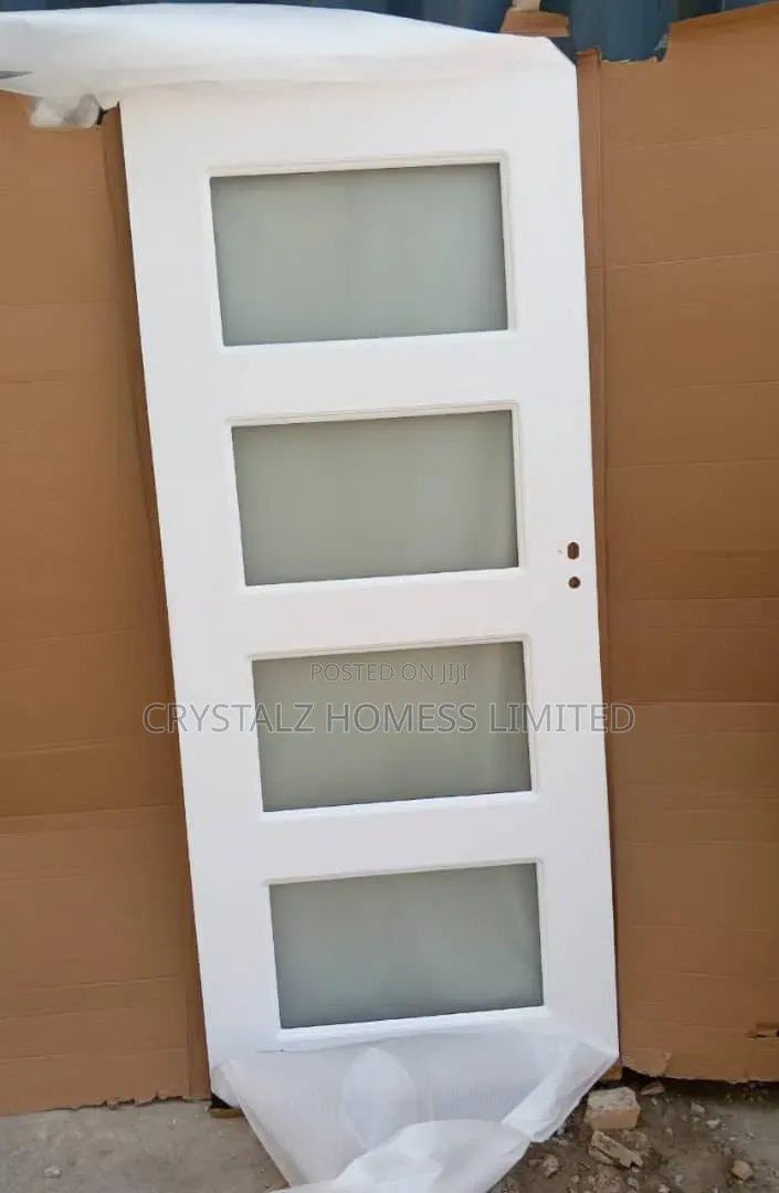 Hdf/Wpc Interior Or Semi-exterior Glazed Door