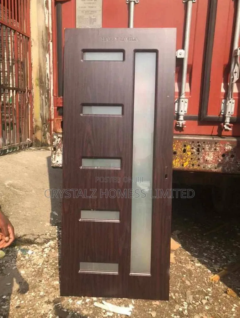 Hdf/Wpc Interior Or Semi-exterior Glazed Door