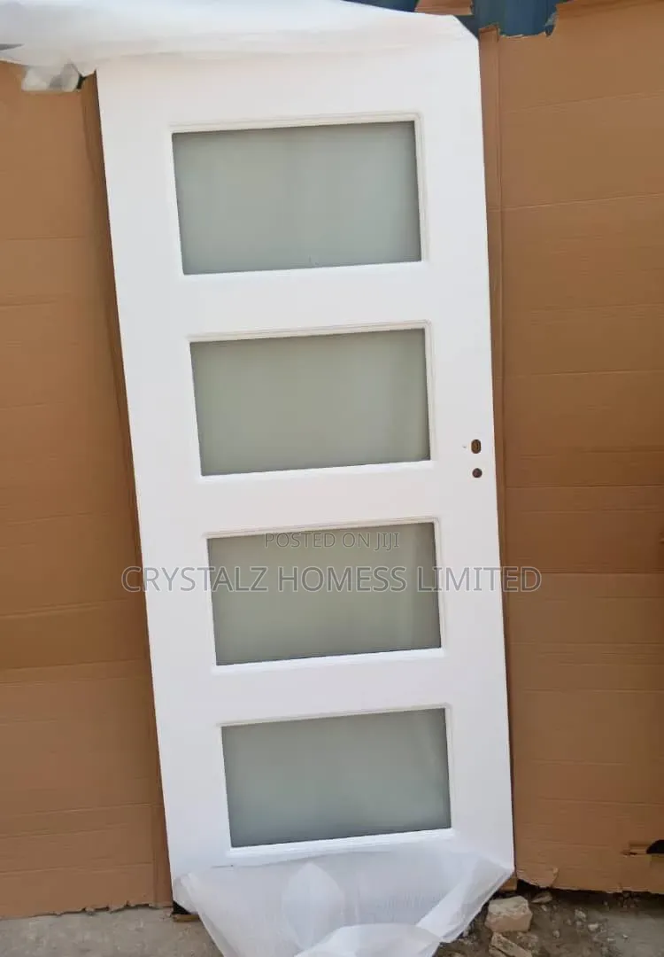Hdf/Wpc Interior Or Semi-exterior Glazed Door