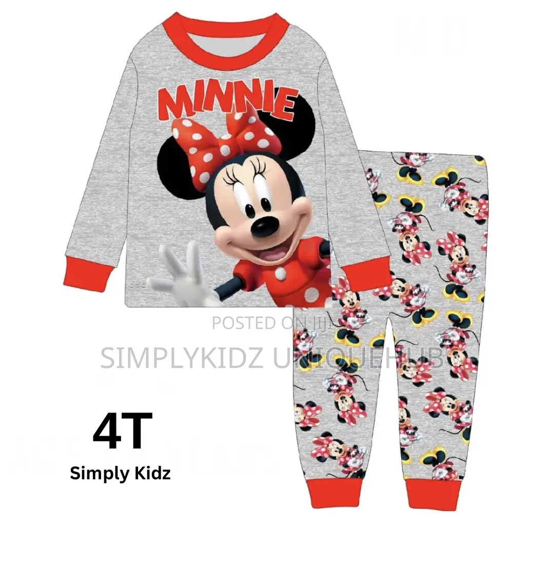 Minnie Cartoon Character Pyjamas - 4t