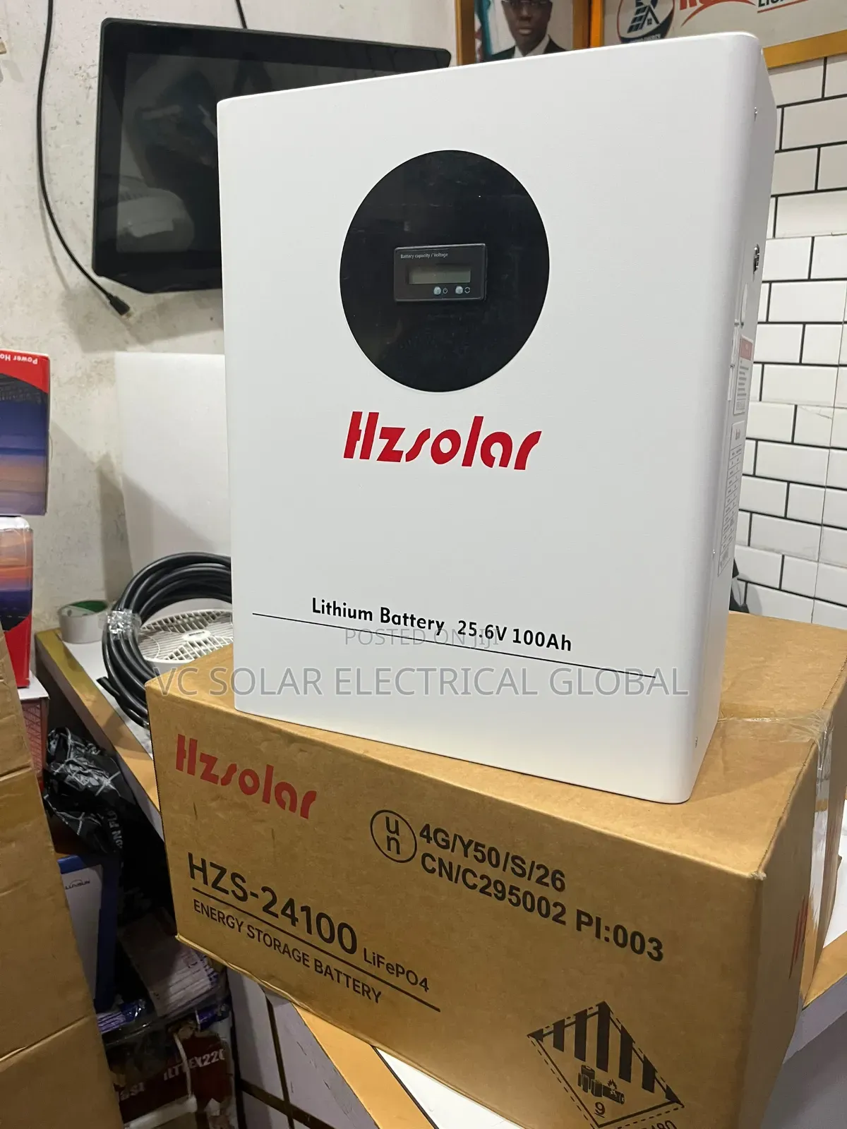 Hzsolar 2.5kwh.24v 100ah Lifepo4 Lithium Battery – 2.