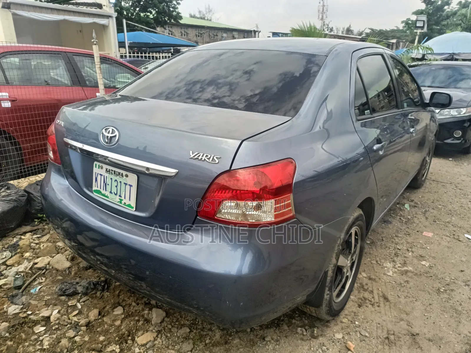 Toyota Yaris Sedan Automatic 2007 Blue