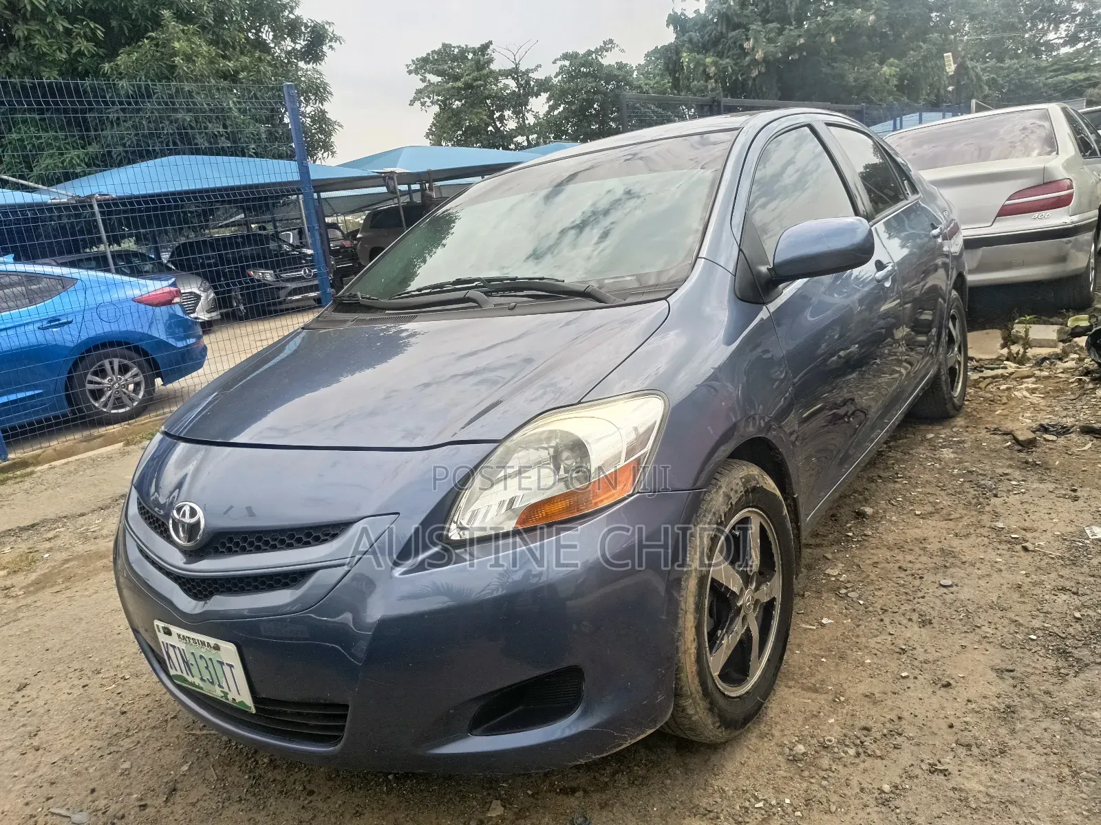 Toyota Yaris Sedan Automatic 2007 Blue