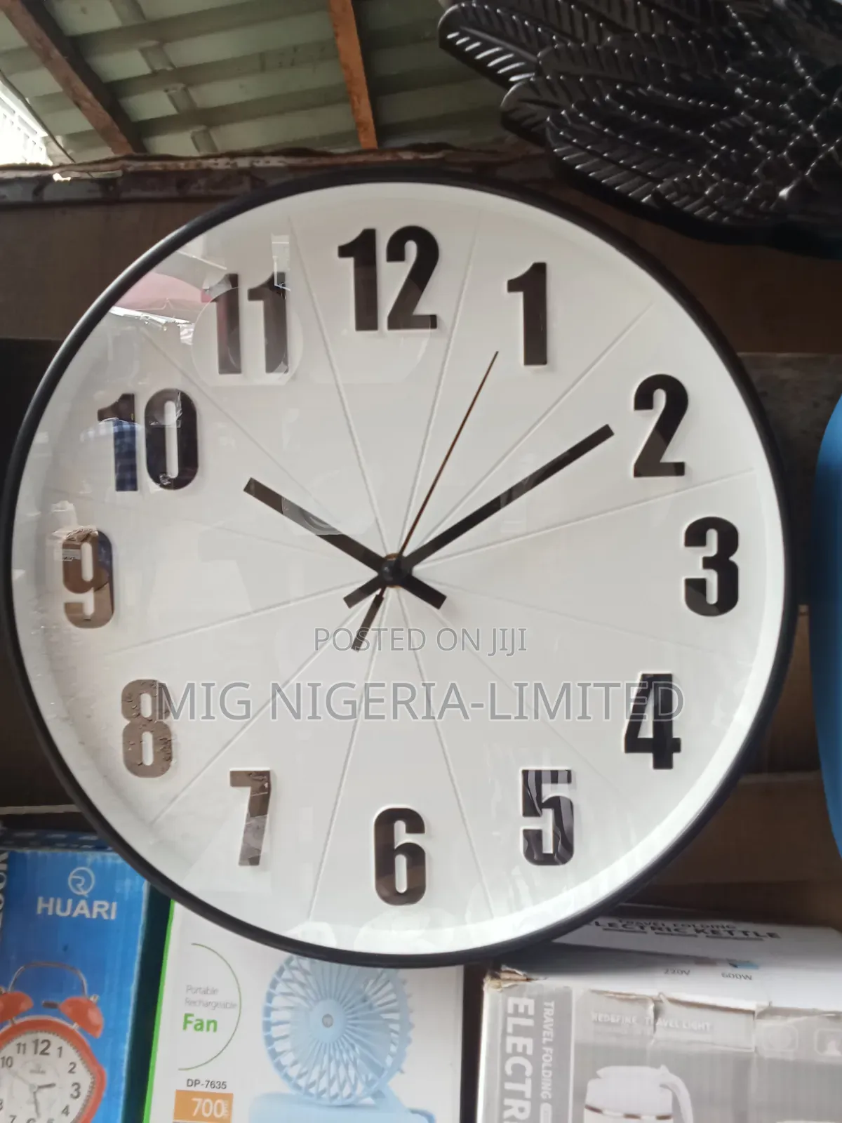 Small Portable Wall Clock for Home, Hospital School Gift Items 30cm