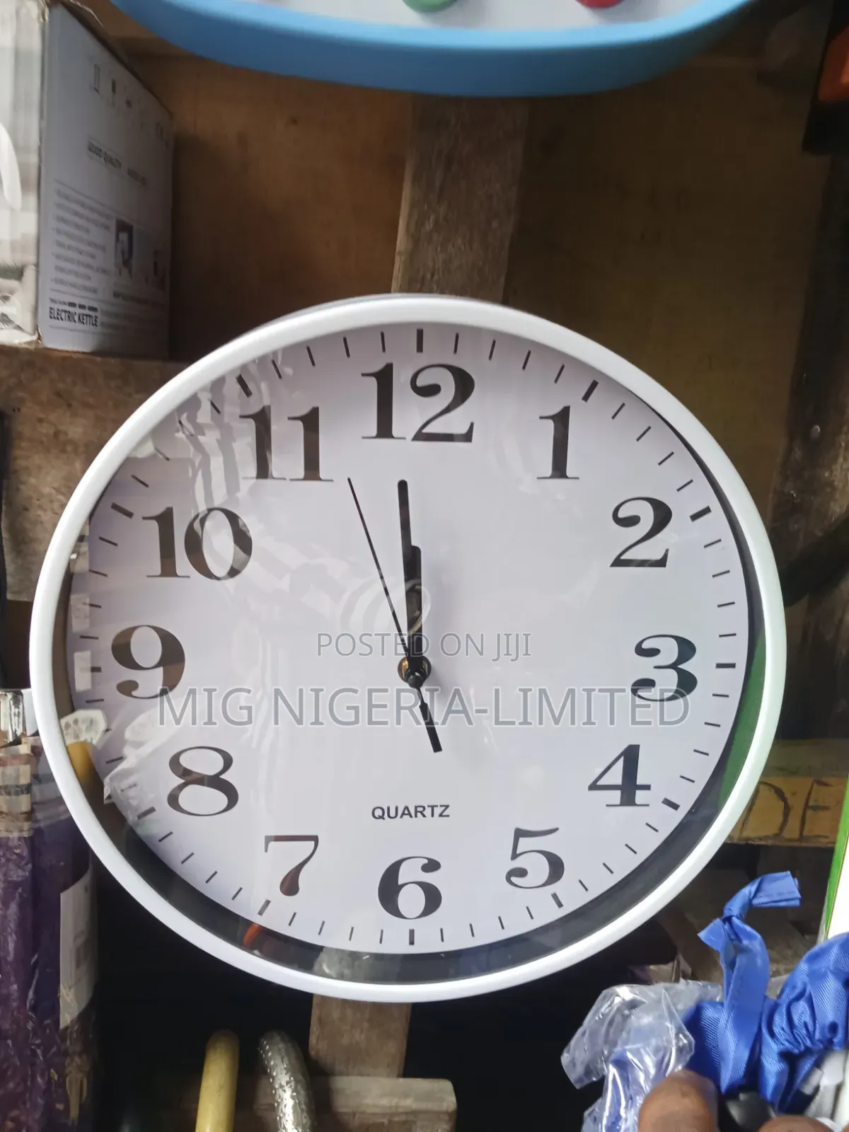 Small Portable Wall Clock for Home, Hospital School Gift Items 30cm