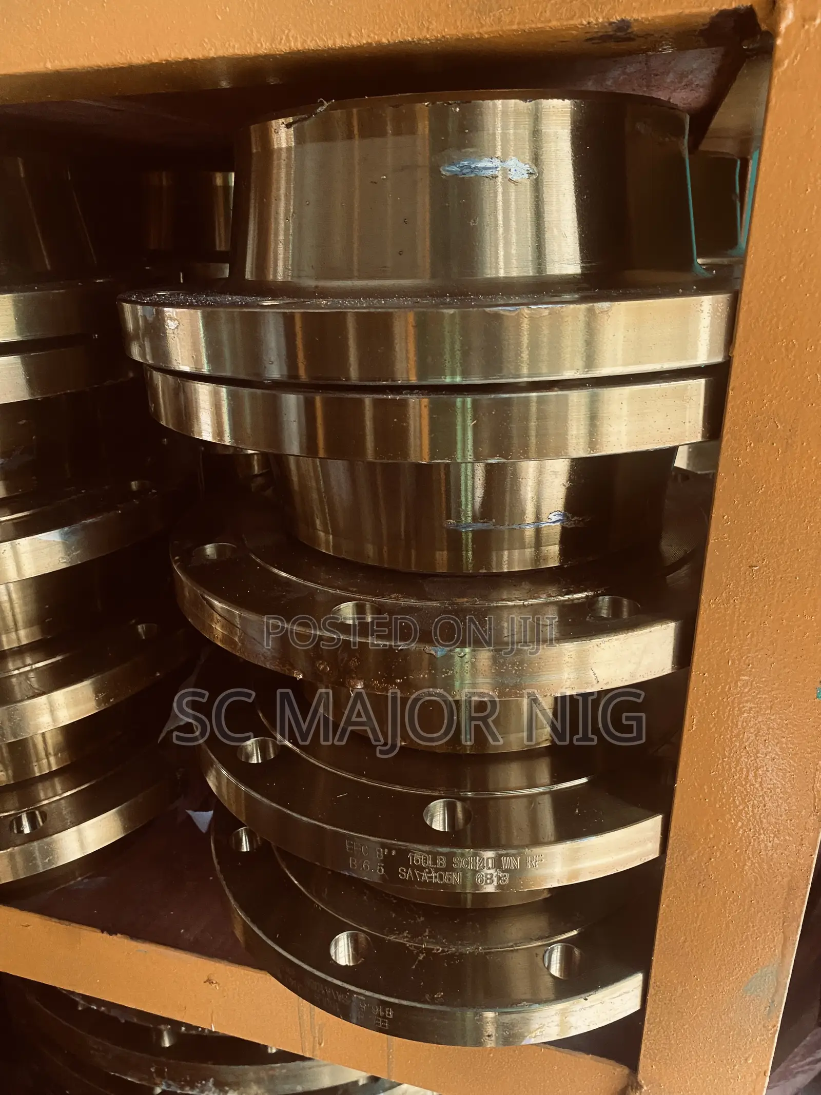 8” Class 150 Wedneck Flange Rf Sch40 Carbon Steel