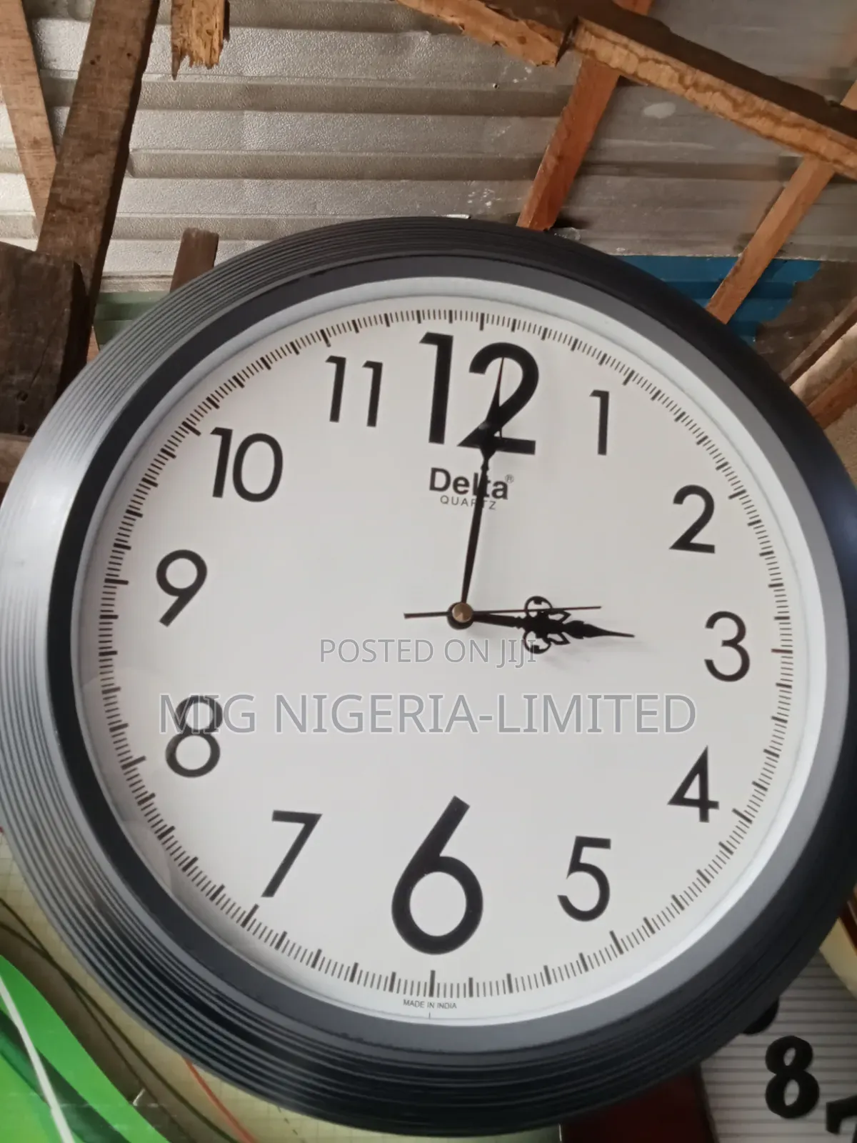 Small Portable Wall Clock for Home, Hospital School Gift Items 30cm