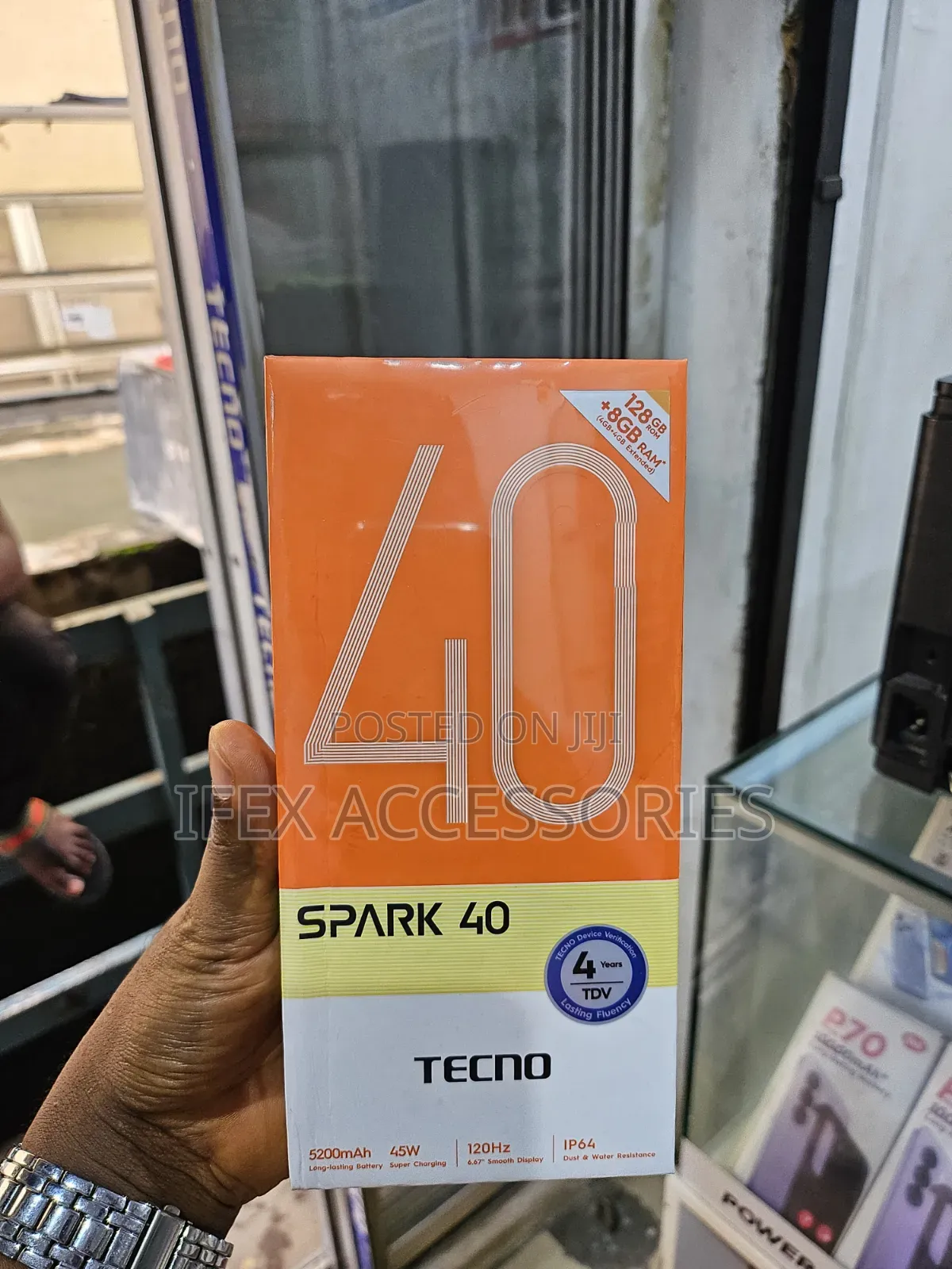 New Tecno Spark 40 128 GB Black