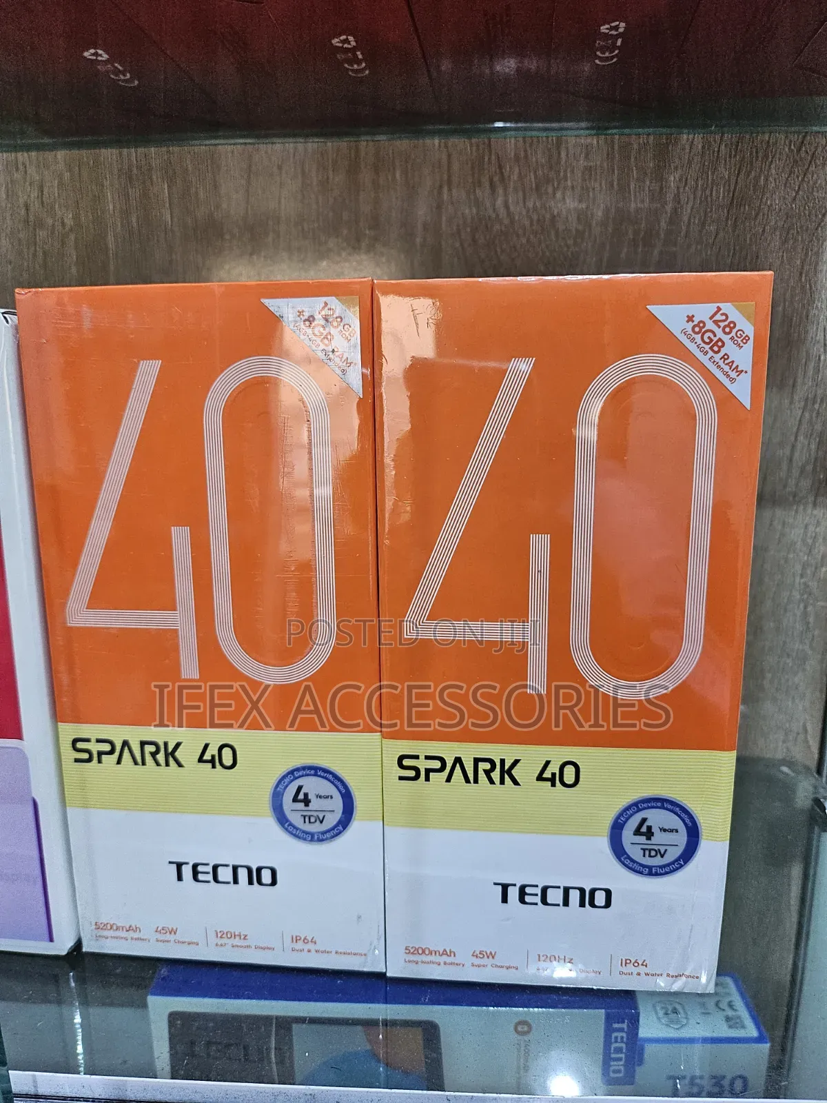 New Tecno Spark 40 128 GB Black