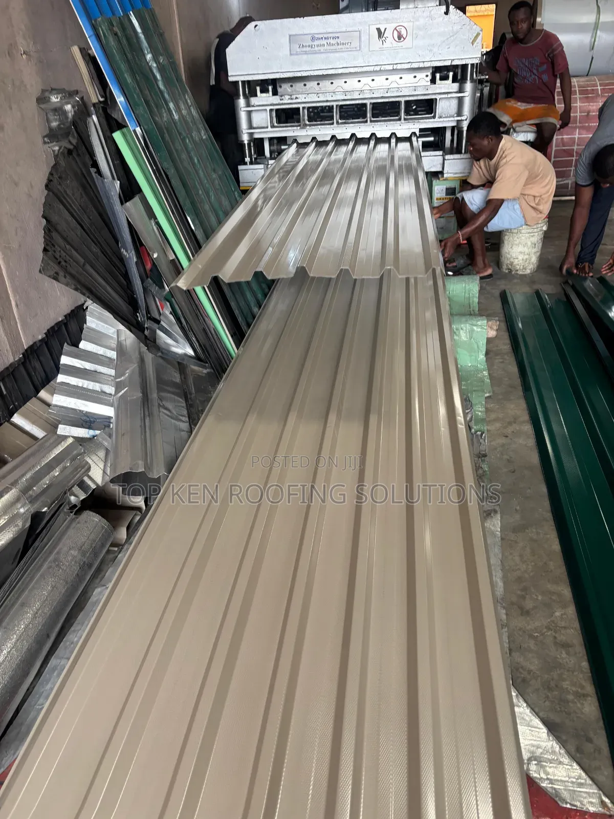 0.55 Gray Biege Aluminium Roofing Sheets