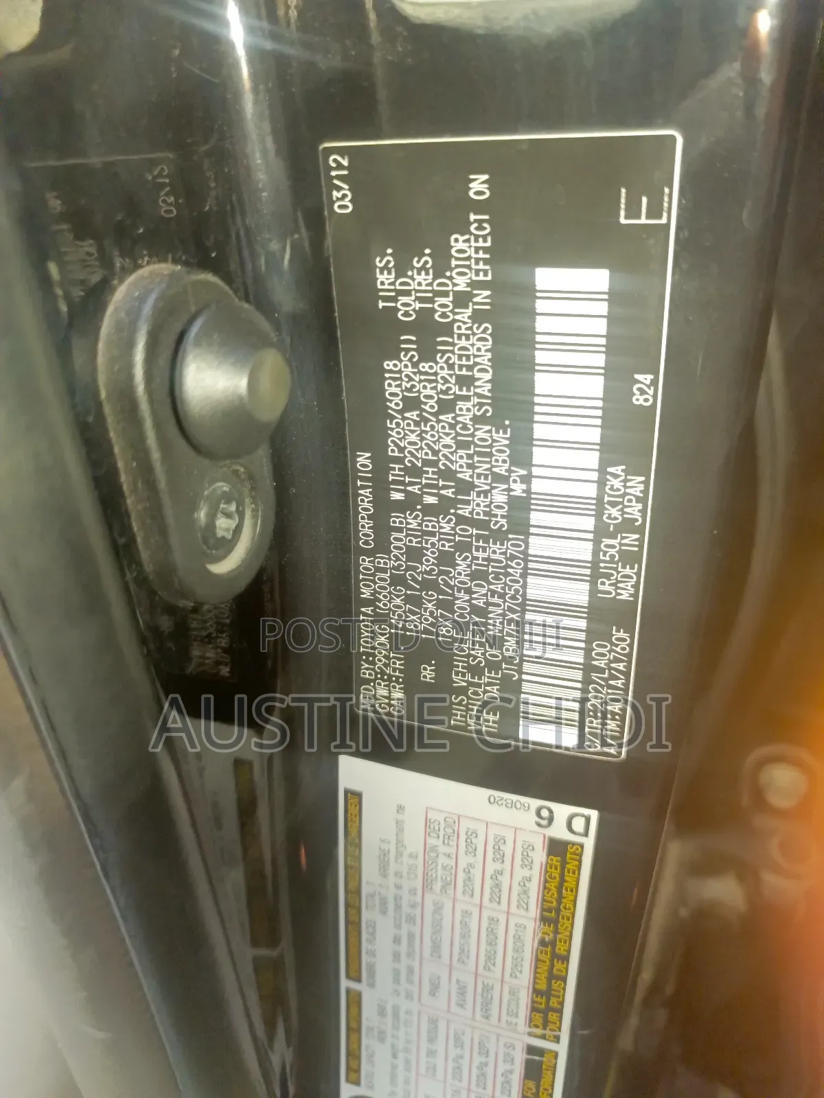 Lexus GX 460 2012 Black
